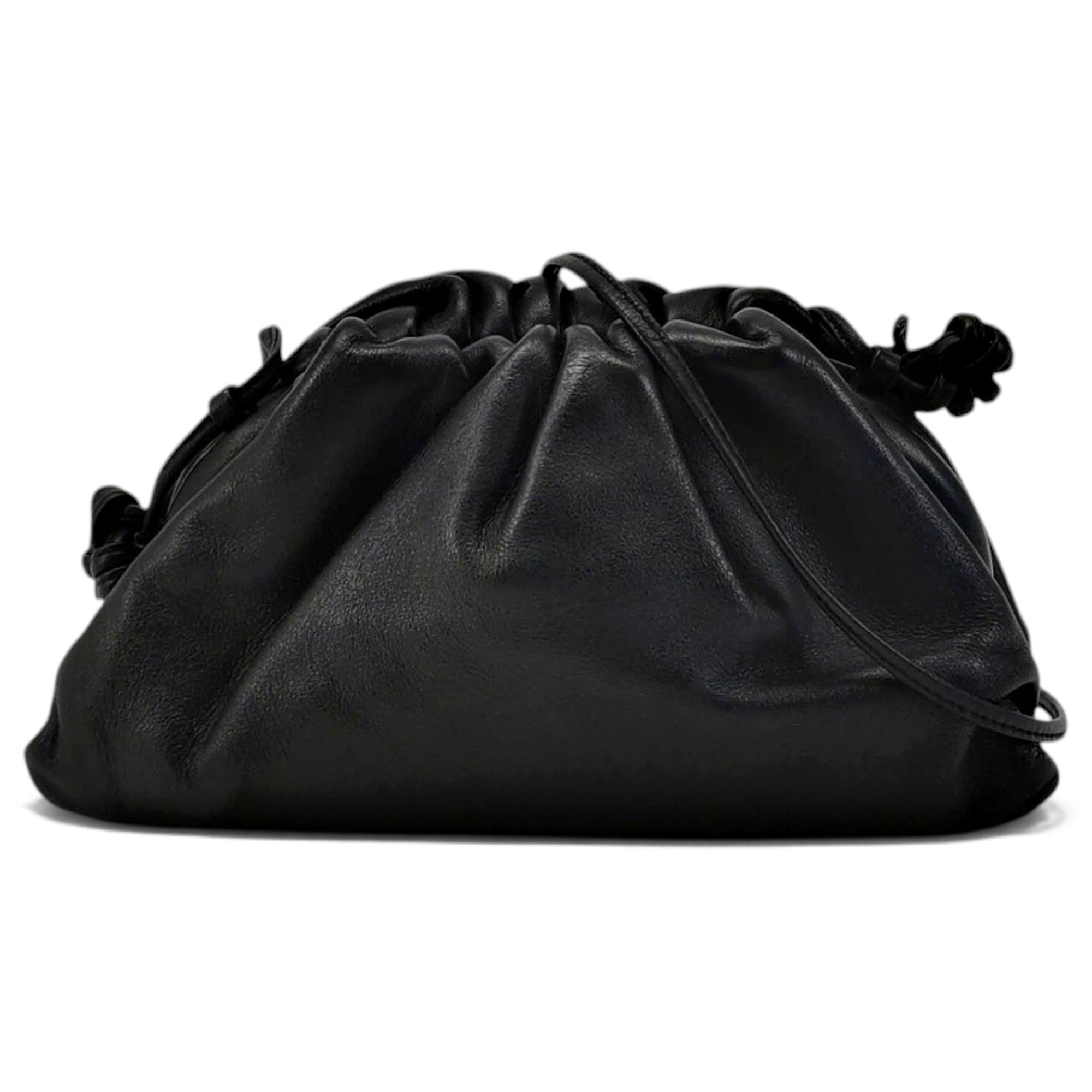 Pouch leather crossbody bag