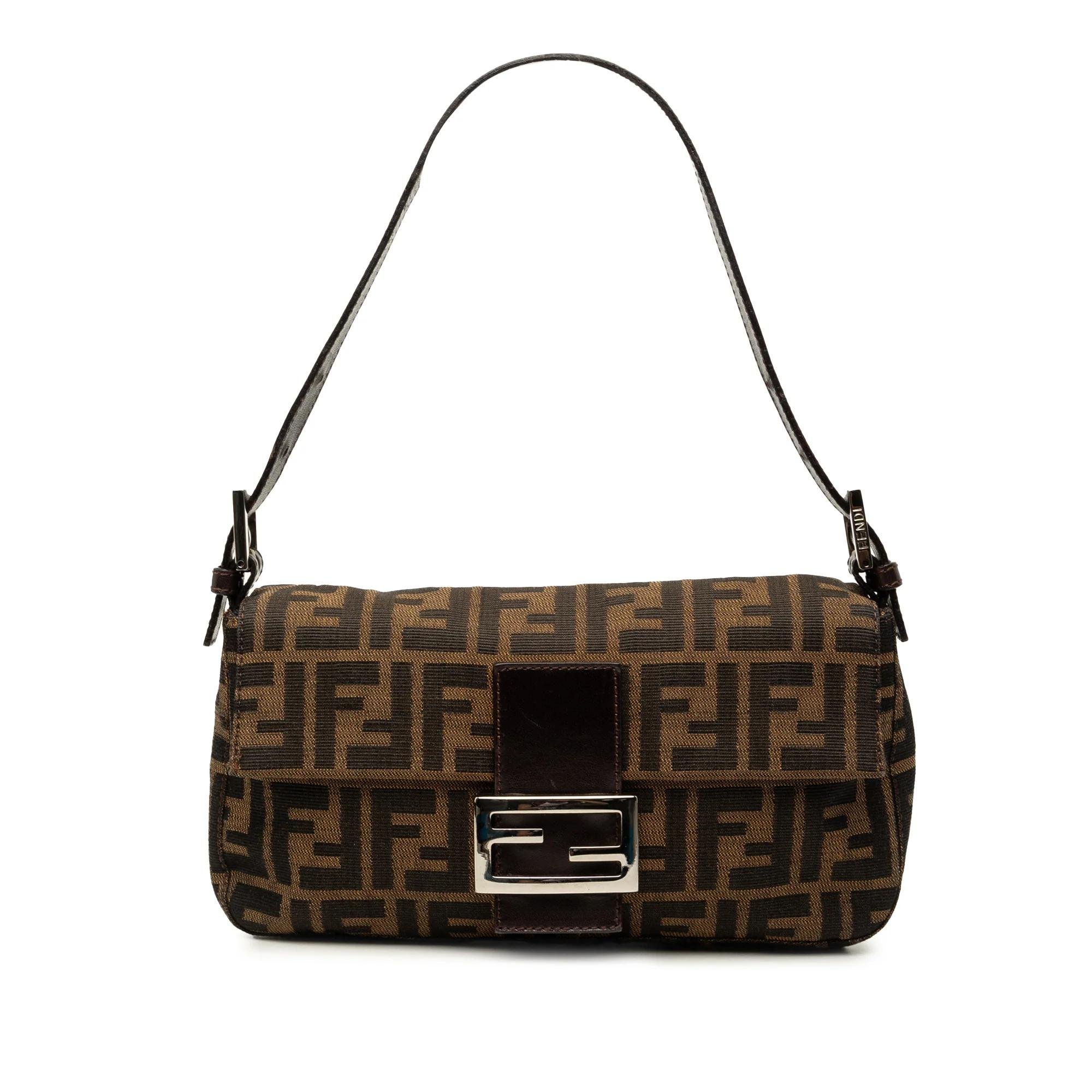 Baguette leather handbag