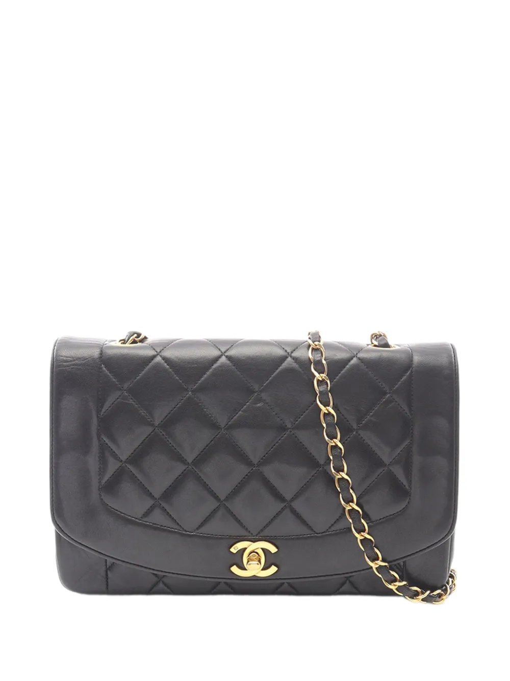 1994-1996 Medium Lambskin Diana Flap crossbody bag