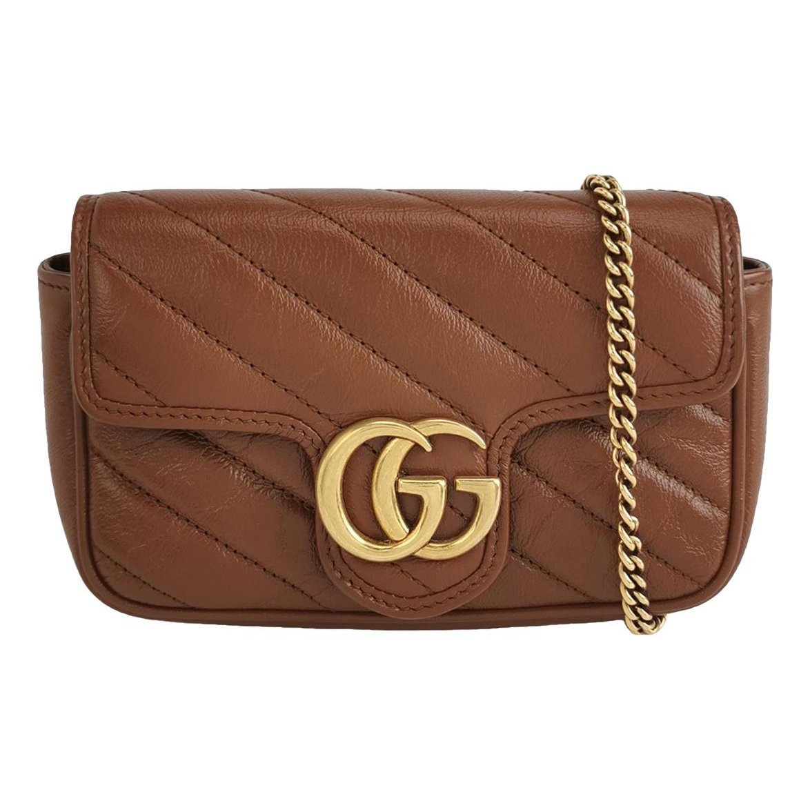 GG Marmont Flap leather crossbody bag