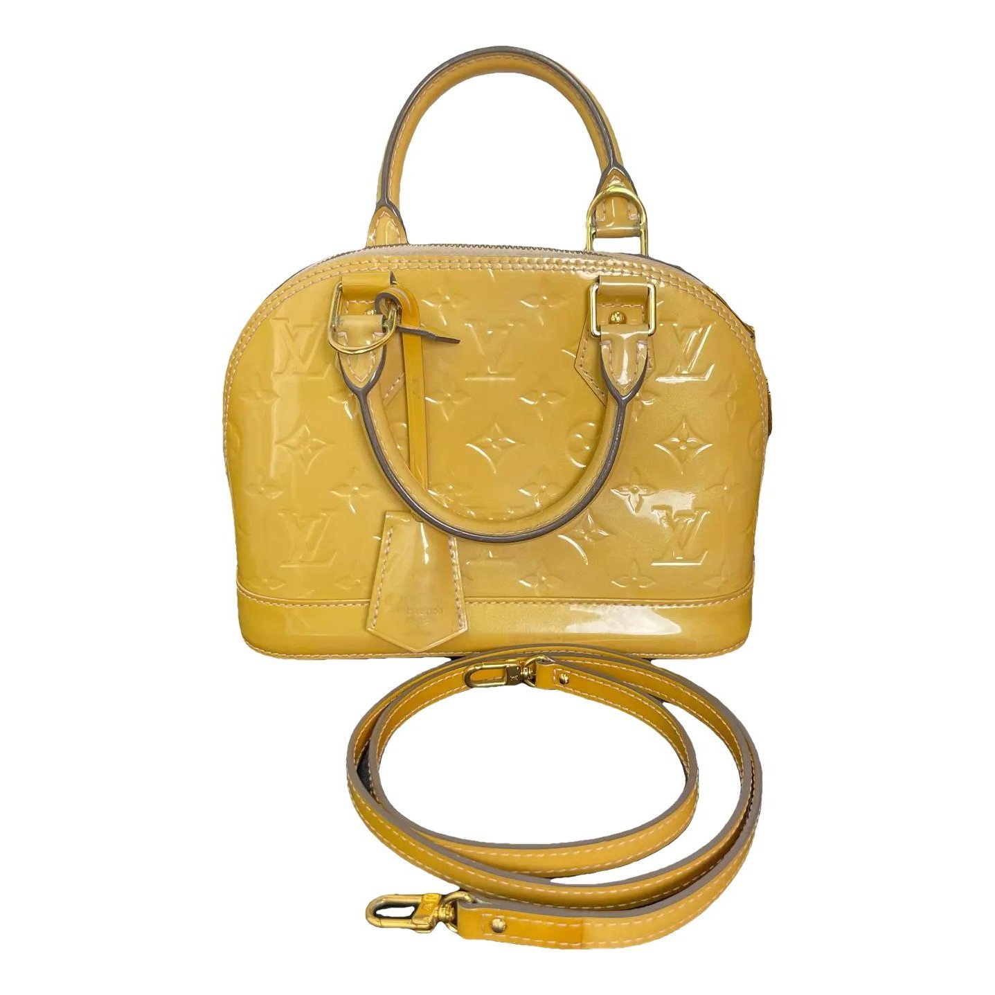 Alma BB patent leather handbag
