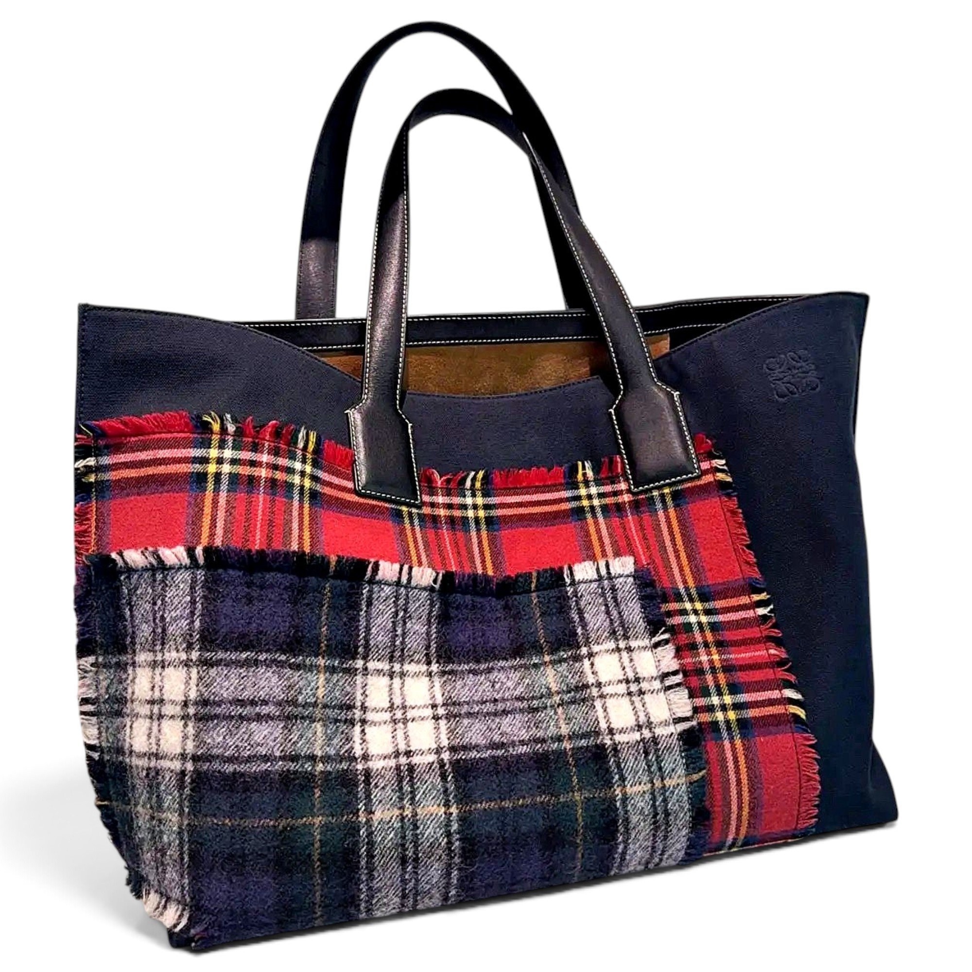 Buckle Tote cloth handbag