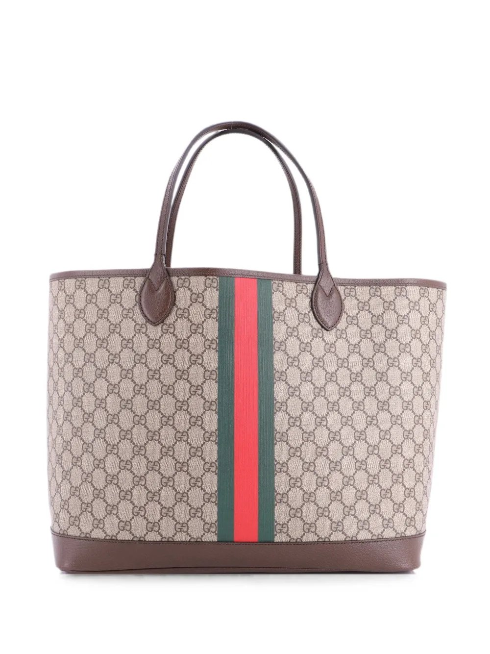 Ophidia Open Shopping GG Coated Canvas Large tote bag