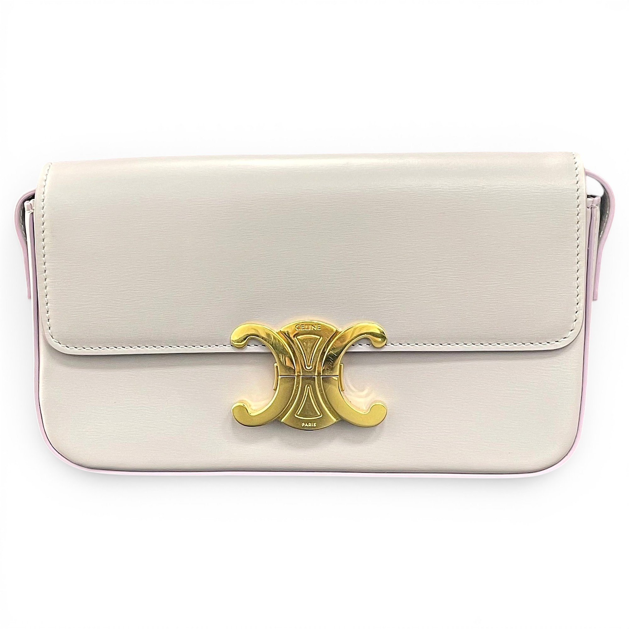 Triomphe leather handbag
