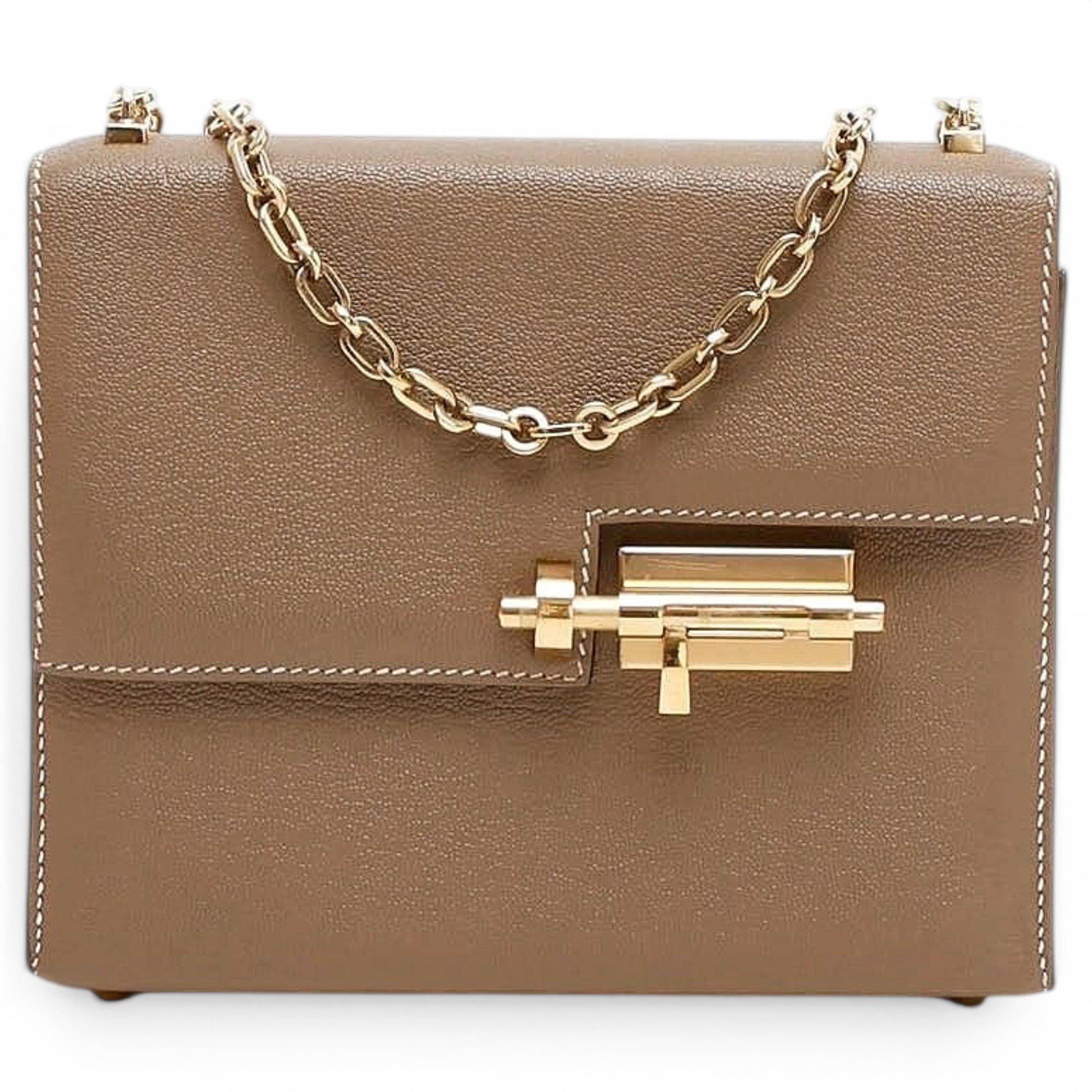 Verrou Mini leather handbag