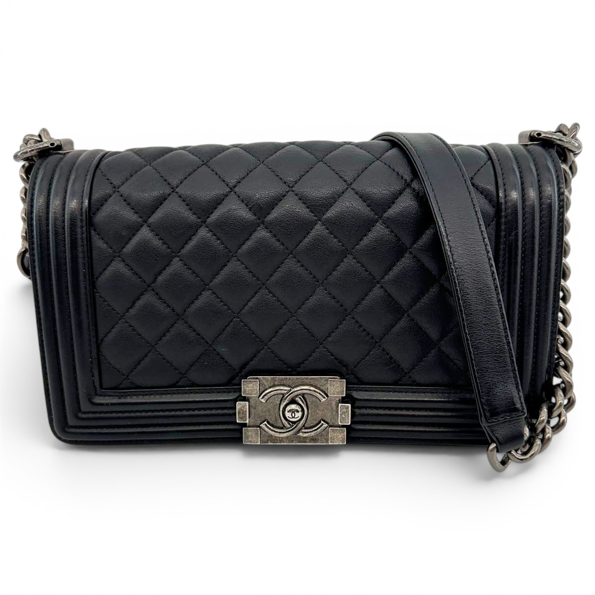 Boy leather crossbody bag