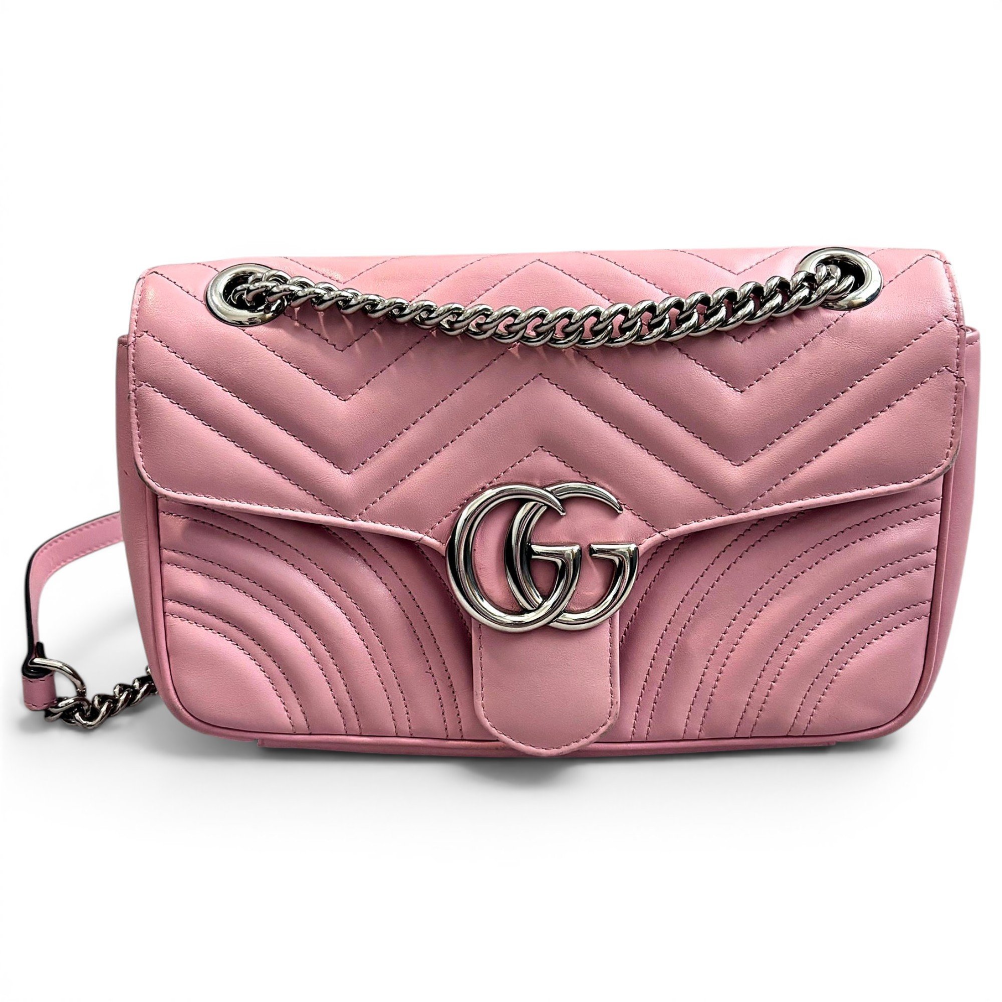 GG Marmont Flap leather crossbody bag