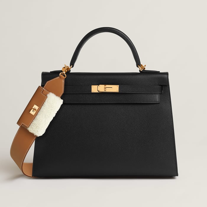 Kelly Pocket Plush Bag Strap