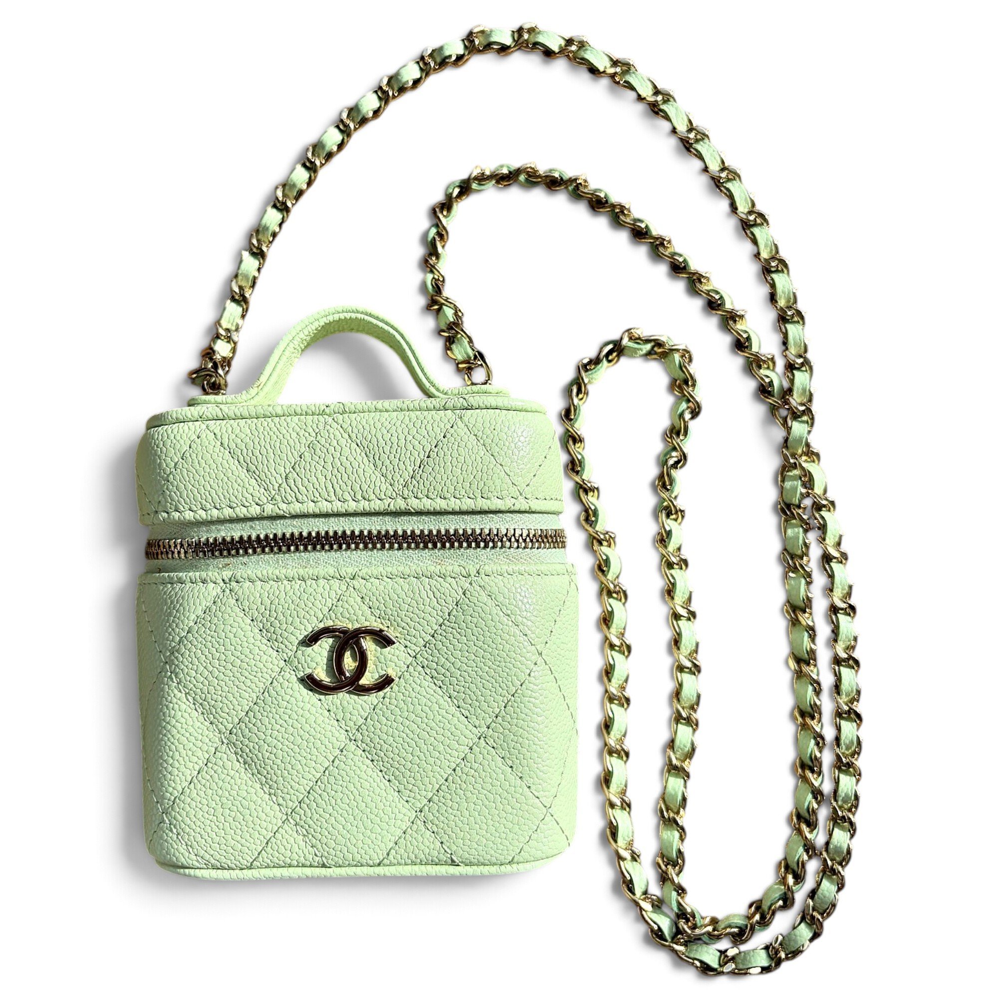 Vanity leather mini bag