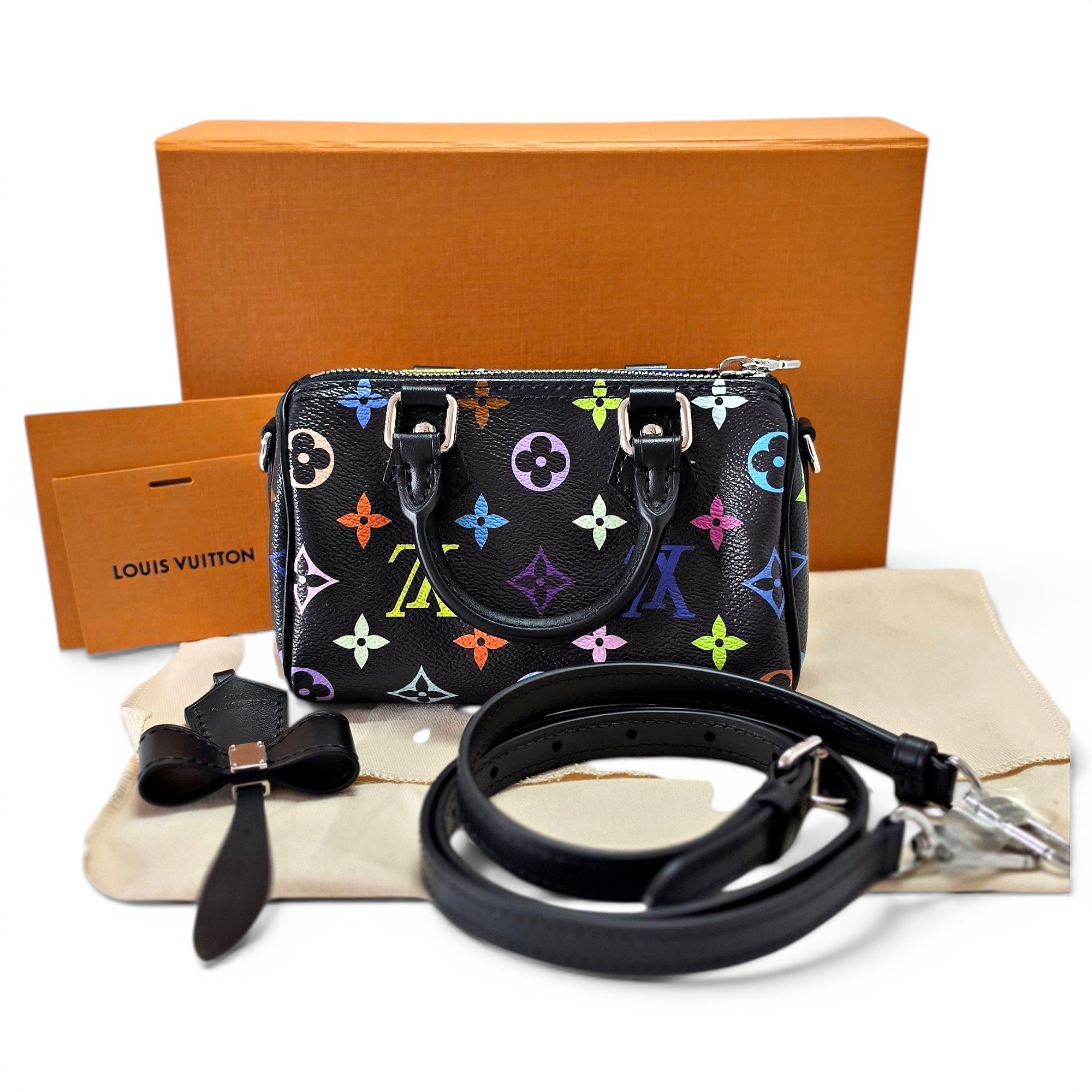 Speedy leather crossbody bag