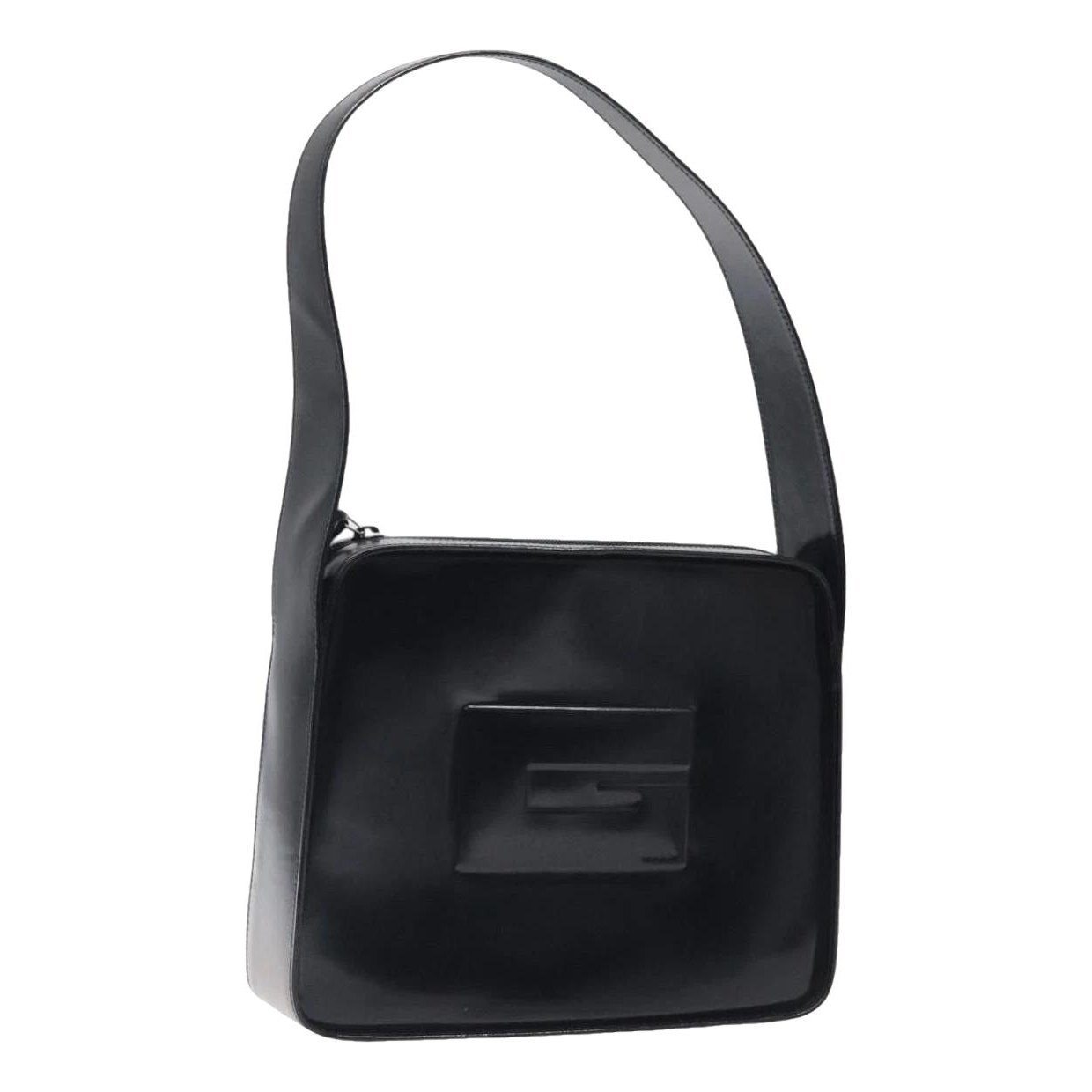 Patent leather handbag