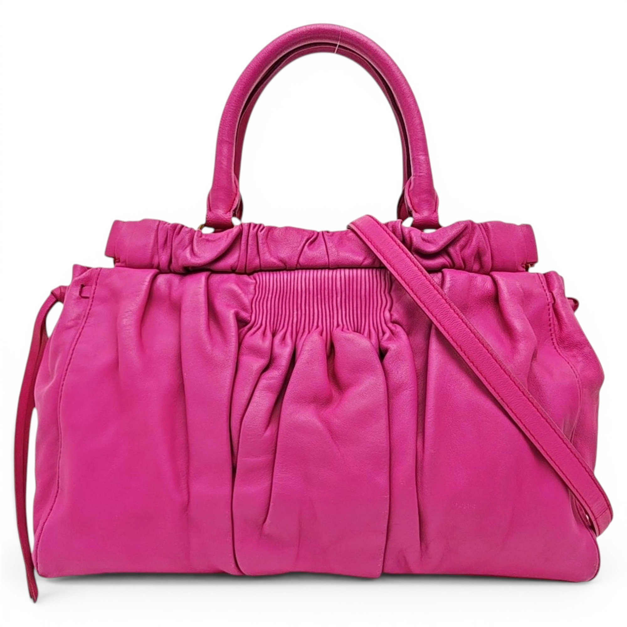 Leather handbag