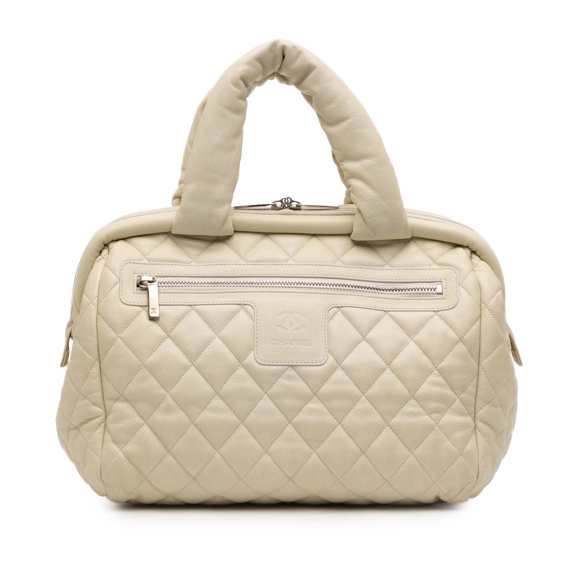 Cocoon leather handbag