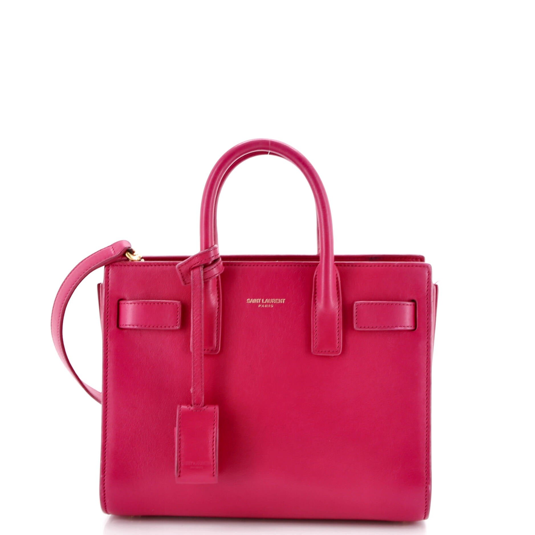 Saint Laurent Sac de Jour Bag Leather Nano