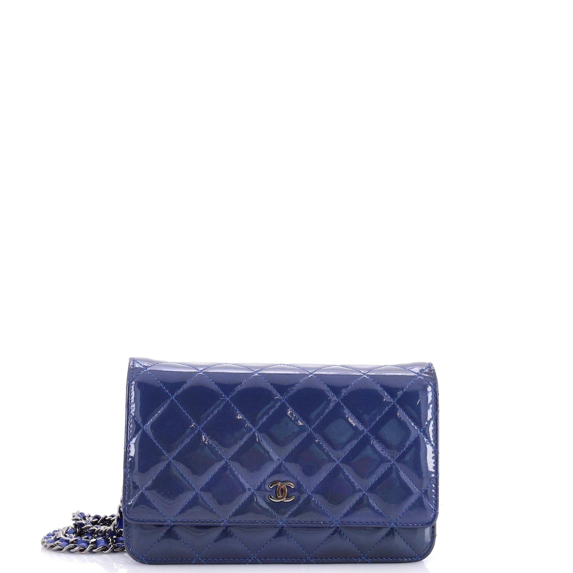 Patent leather crossbody bag