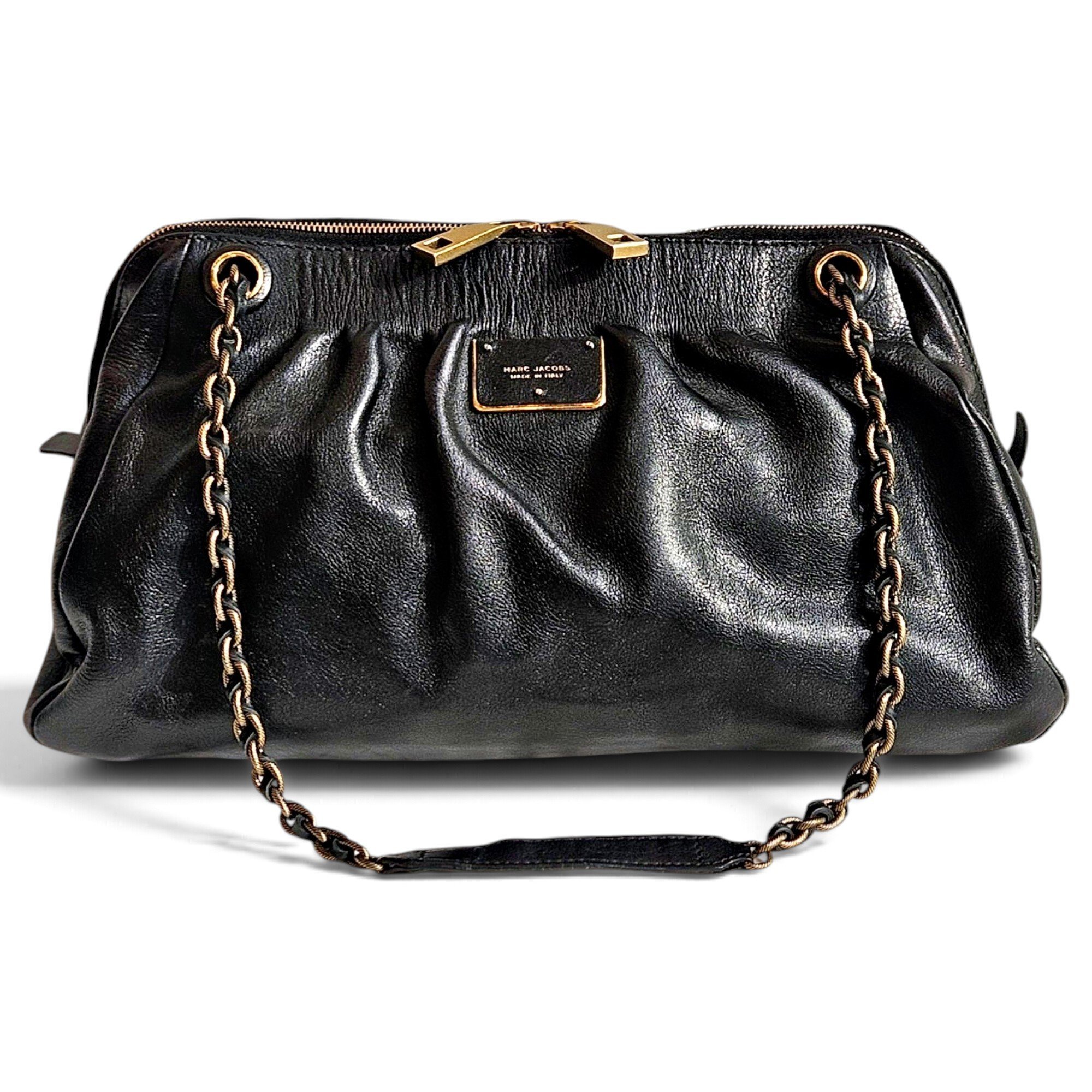 Leather handbag