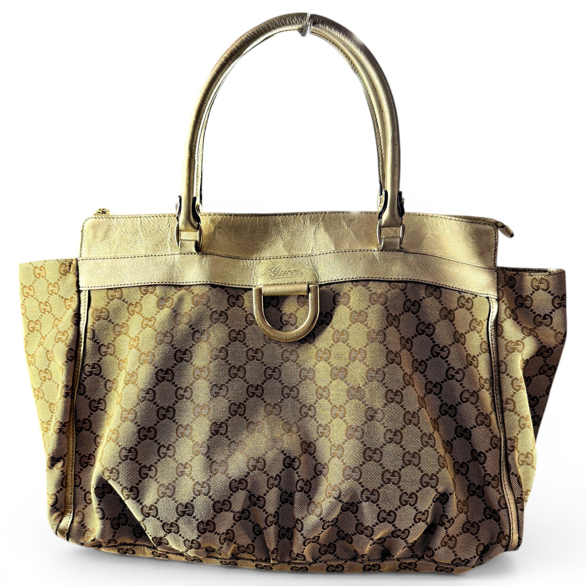 D-Ring leather tote