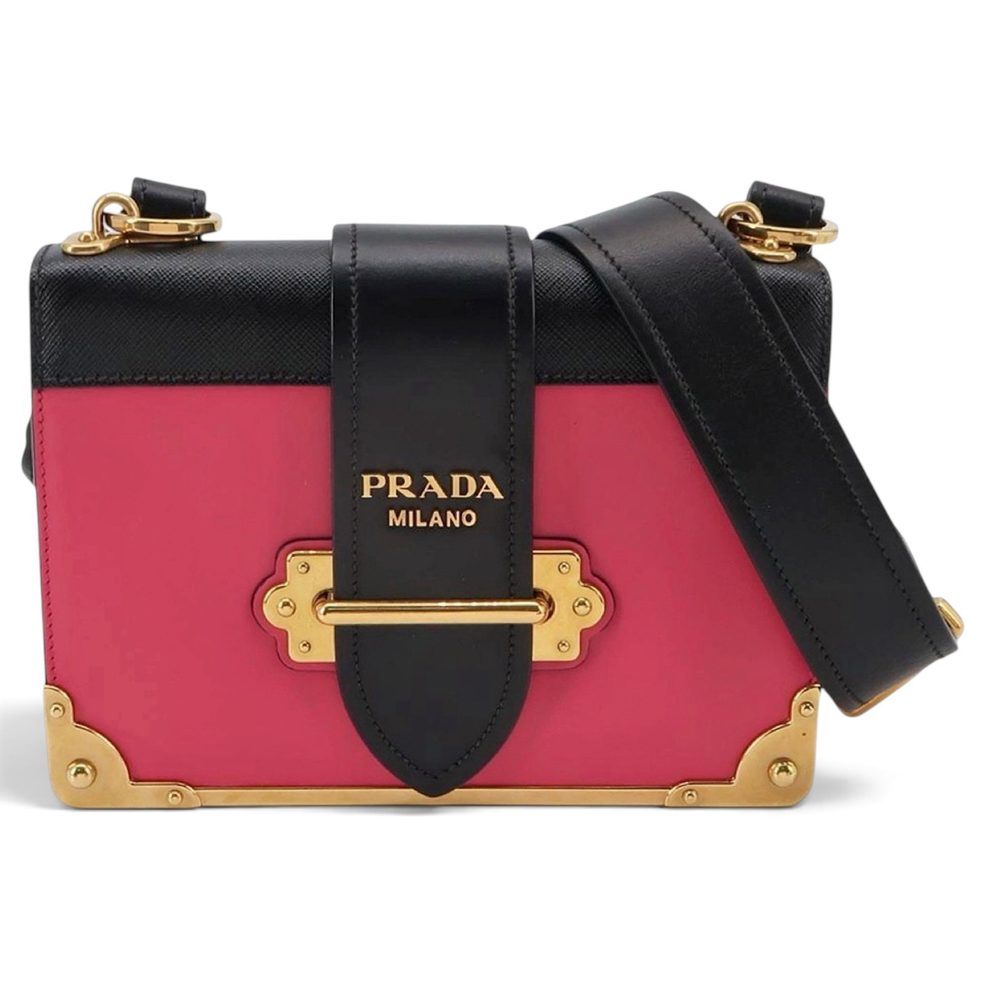 Cahier leather handbag
