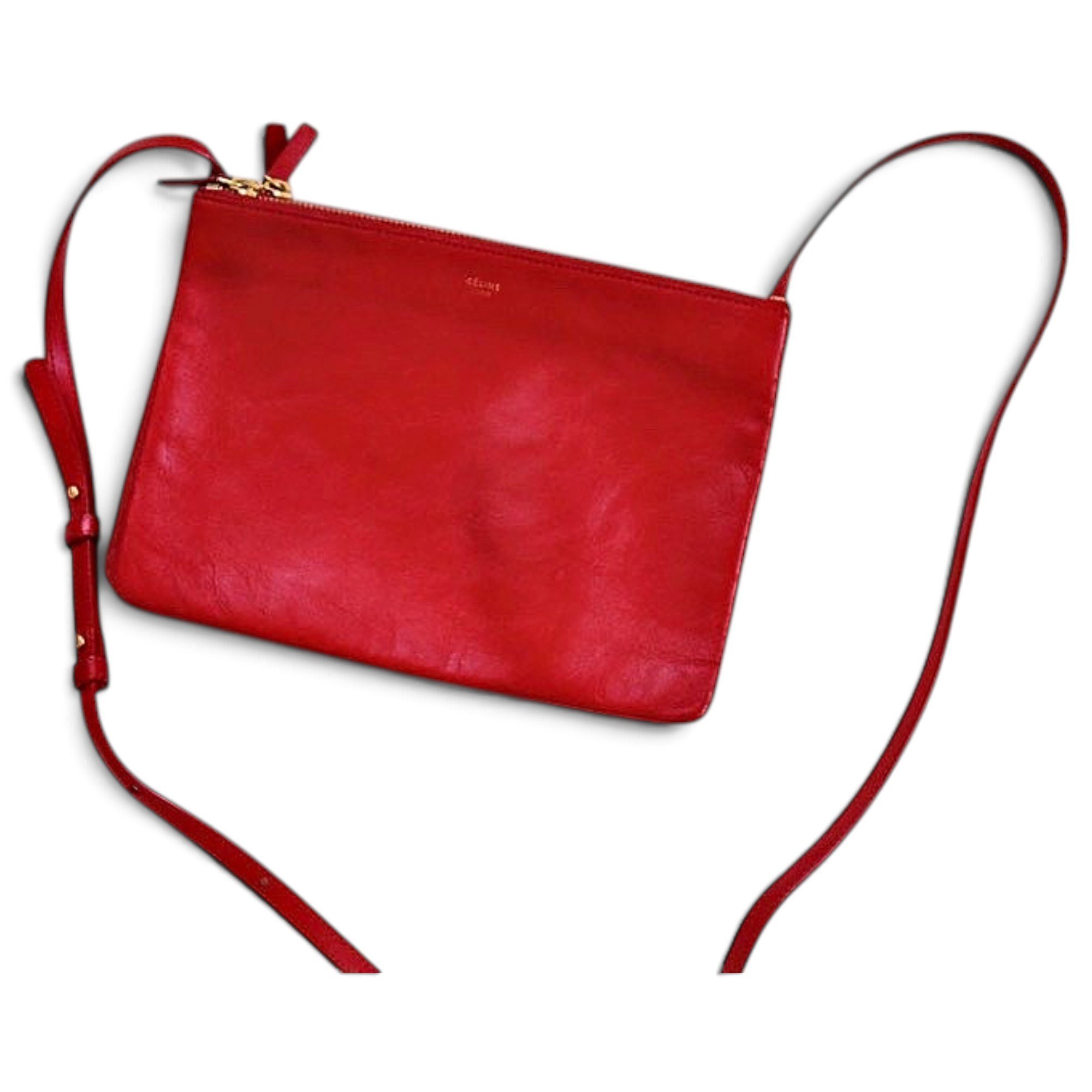 Trio leather crossbody bag