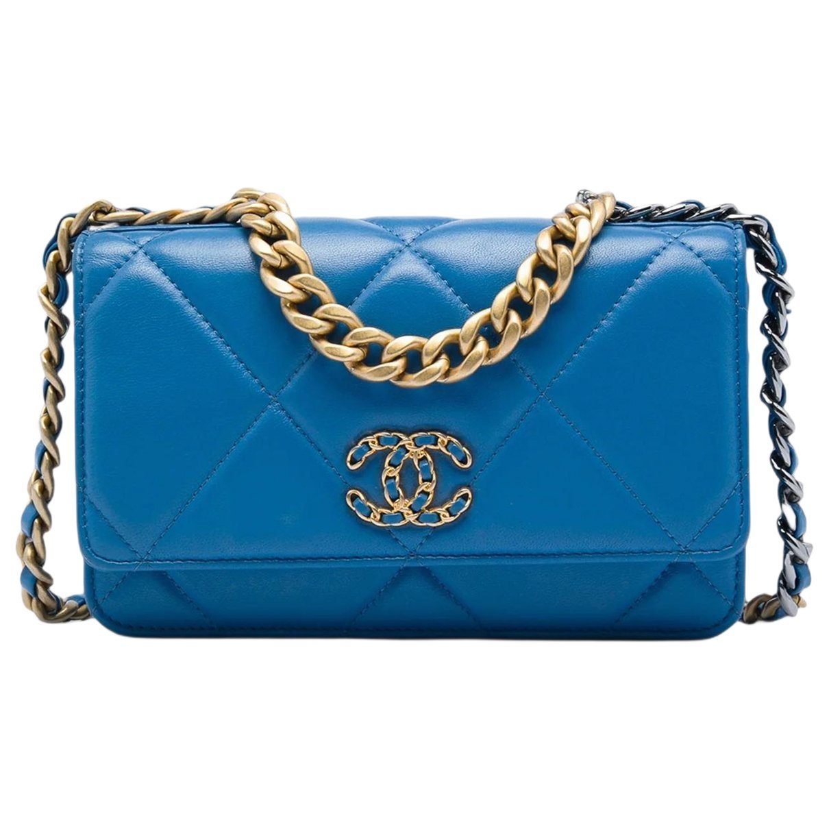Wallet On Chain leather satchel