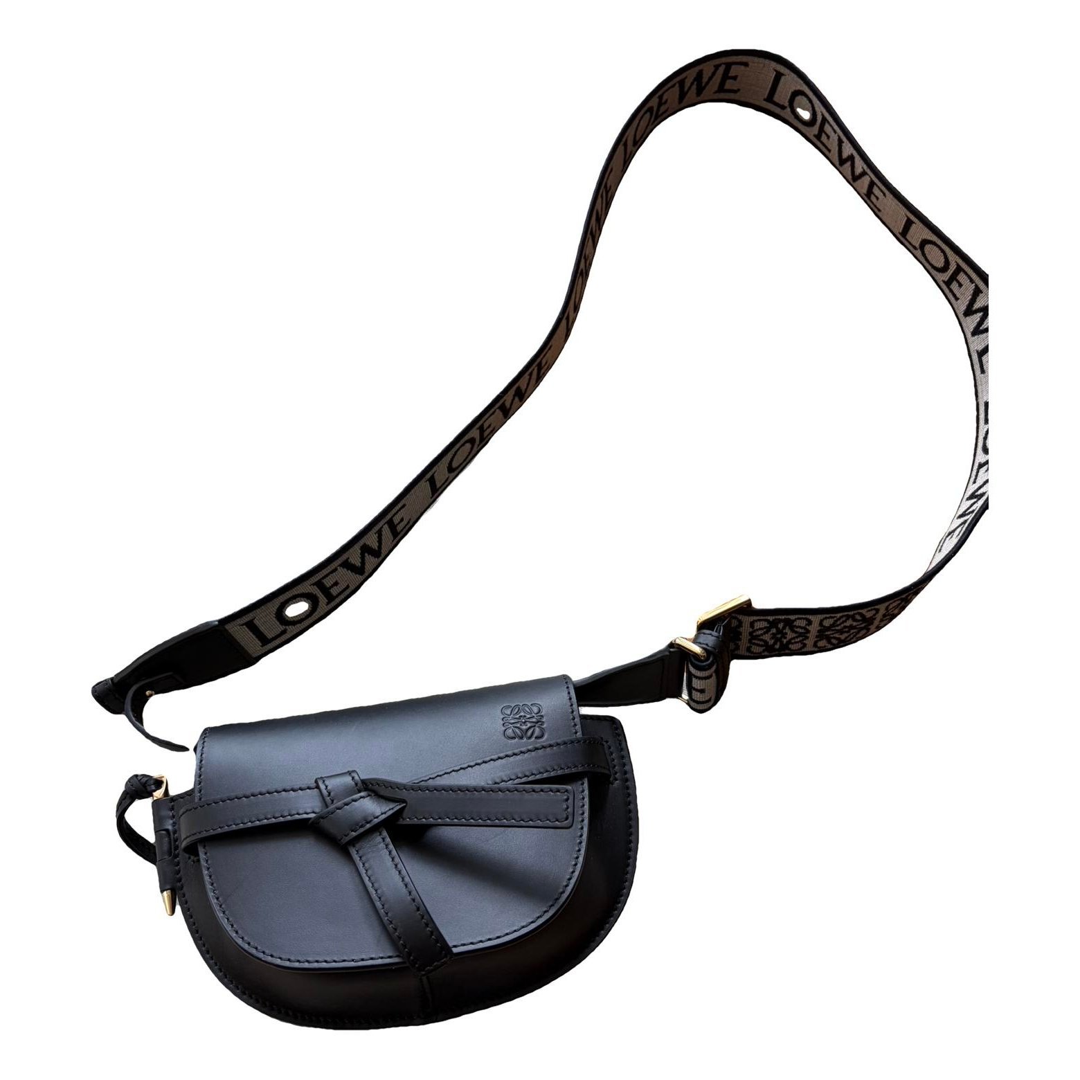 Gate leather crossbody bag