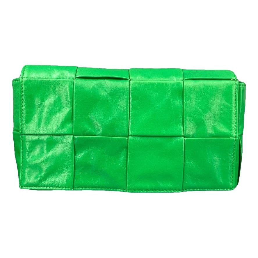 Cassette leather handbag