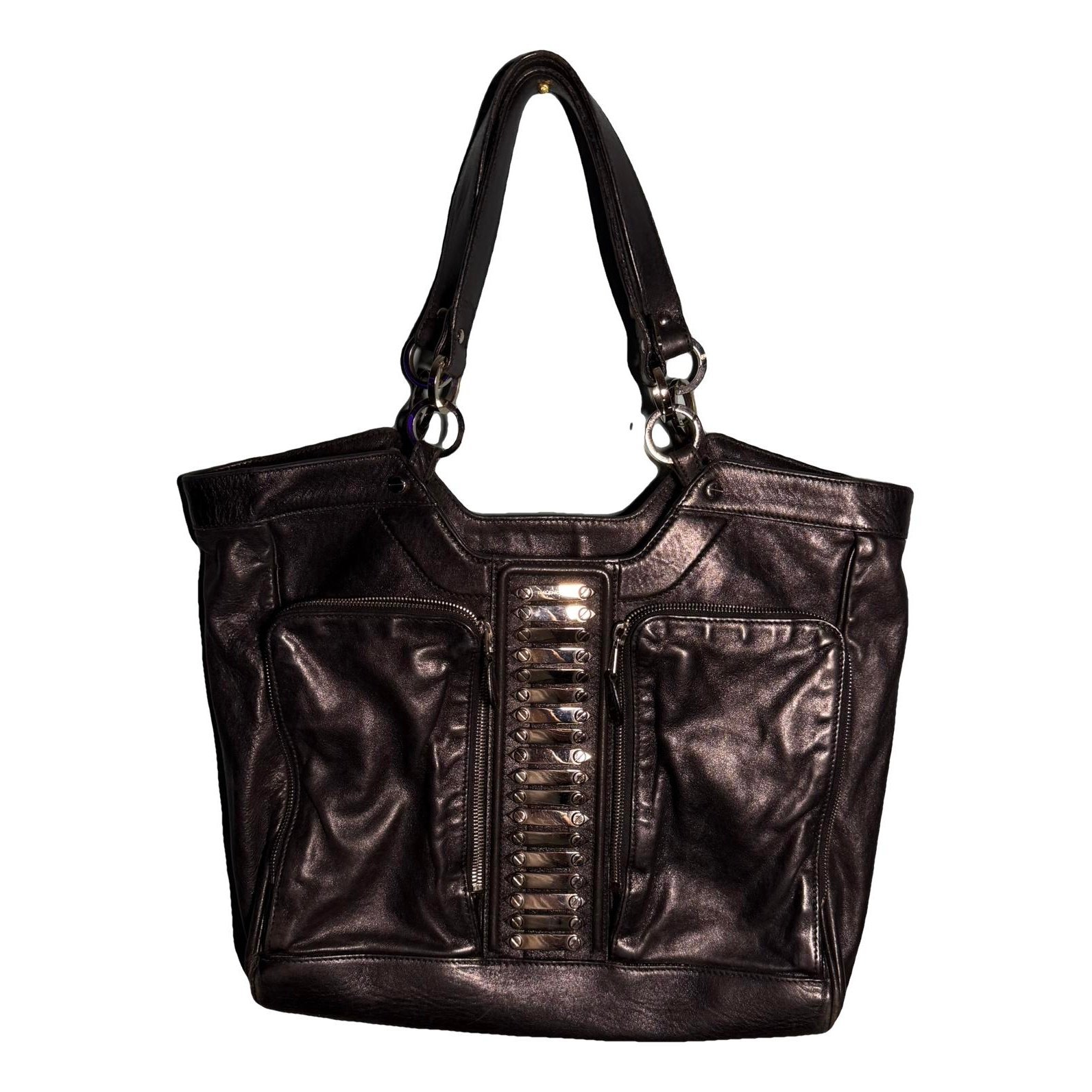 Leather handbag