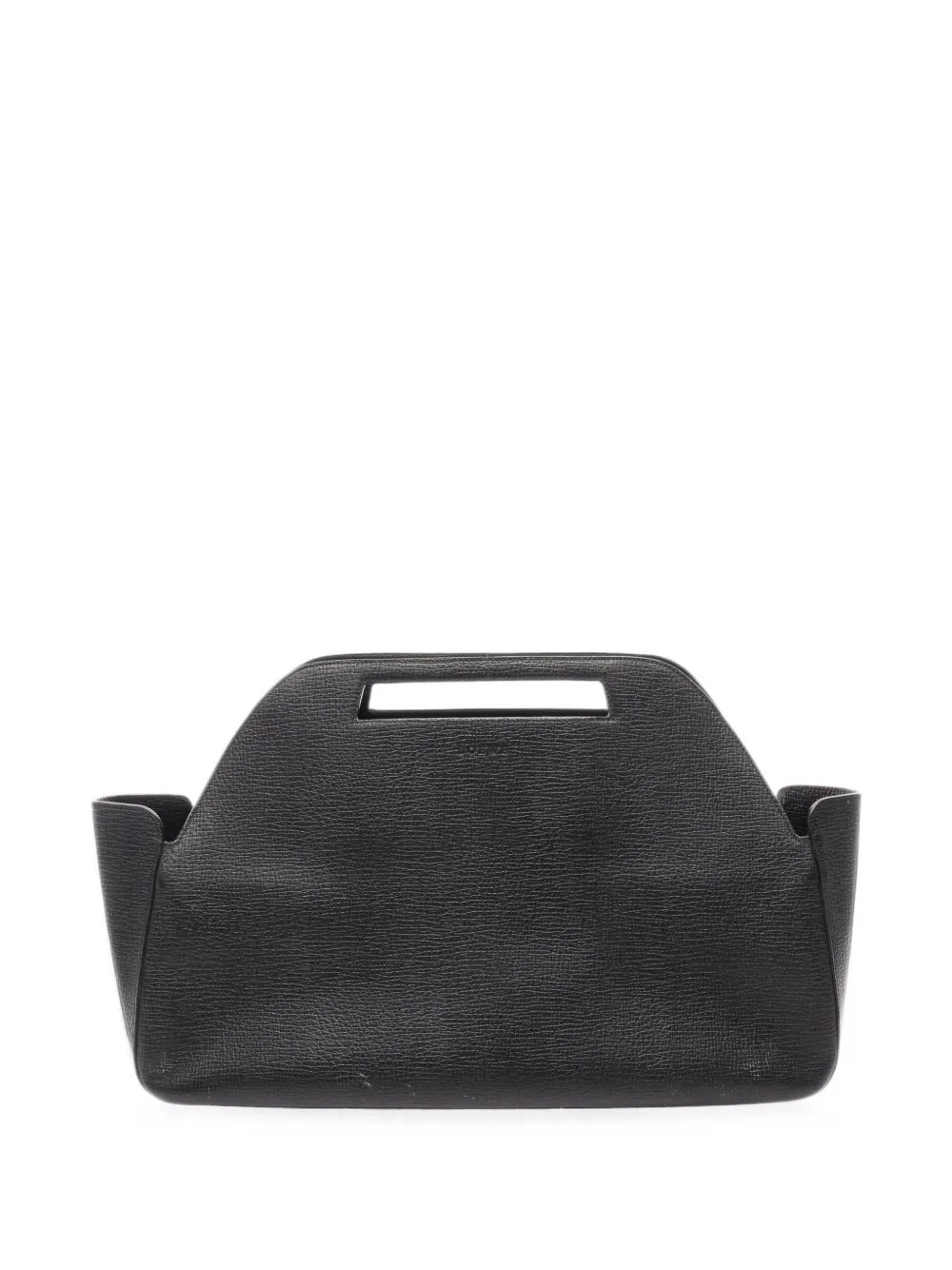 2010s cut-out leather clutch bag