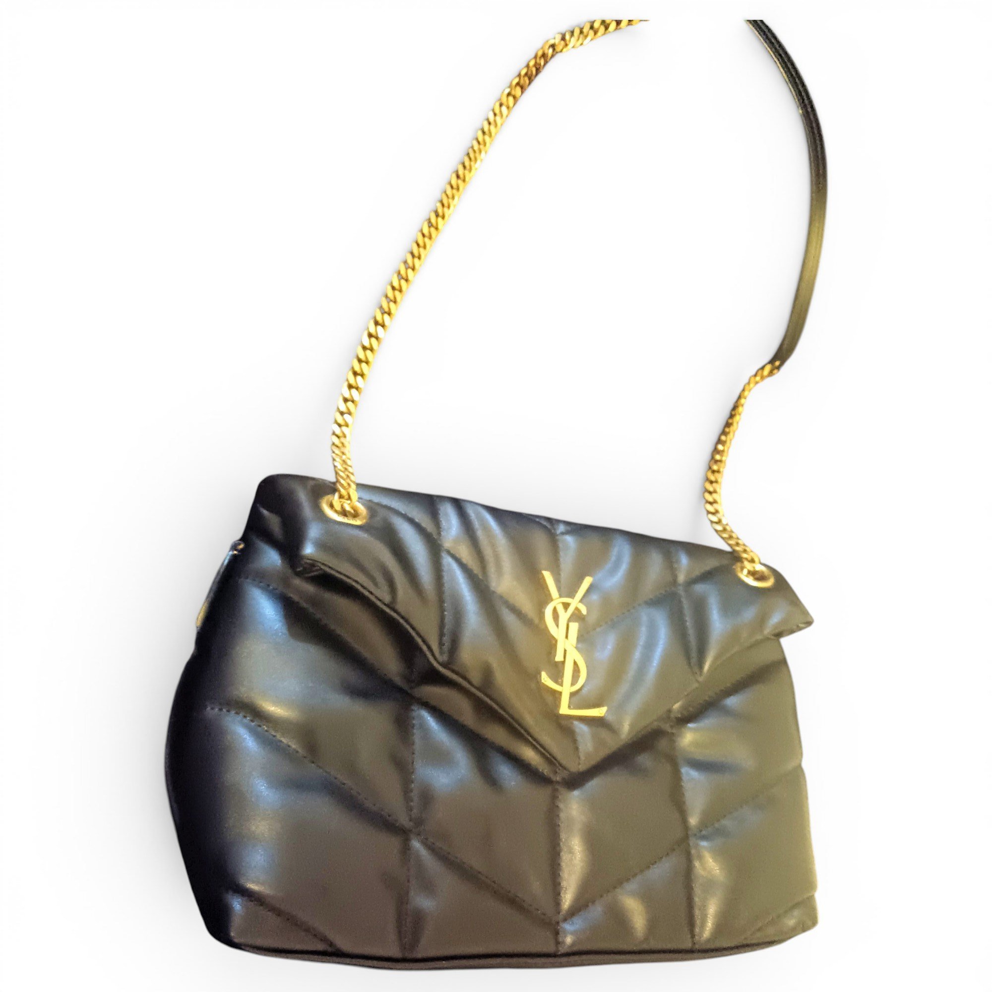 Loulou Puffer leather crossbody bag