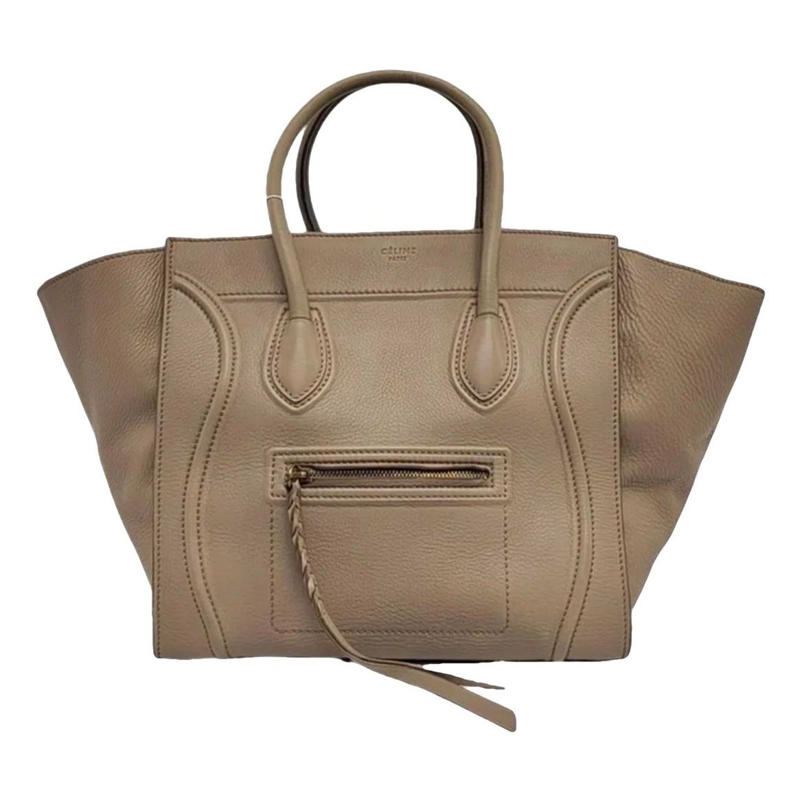 Luggage leather handbag