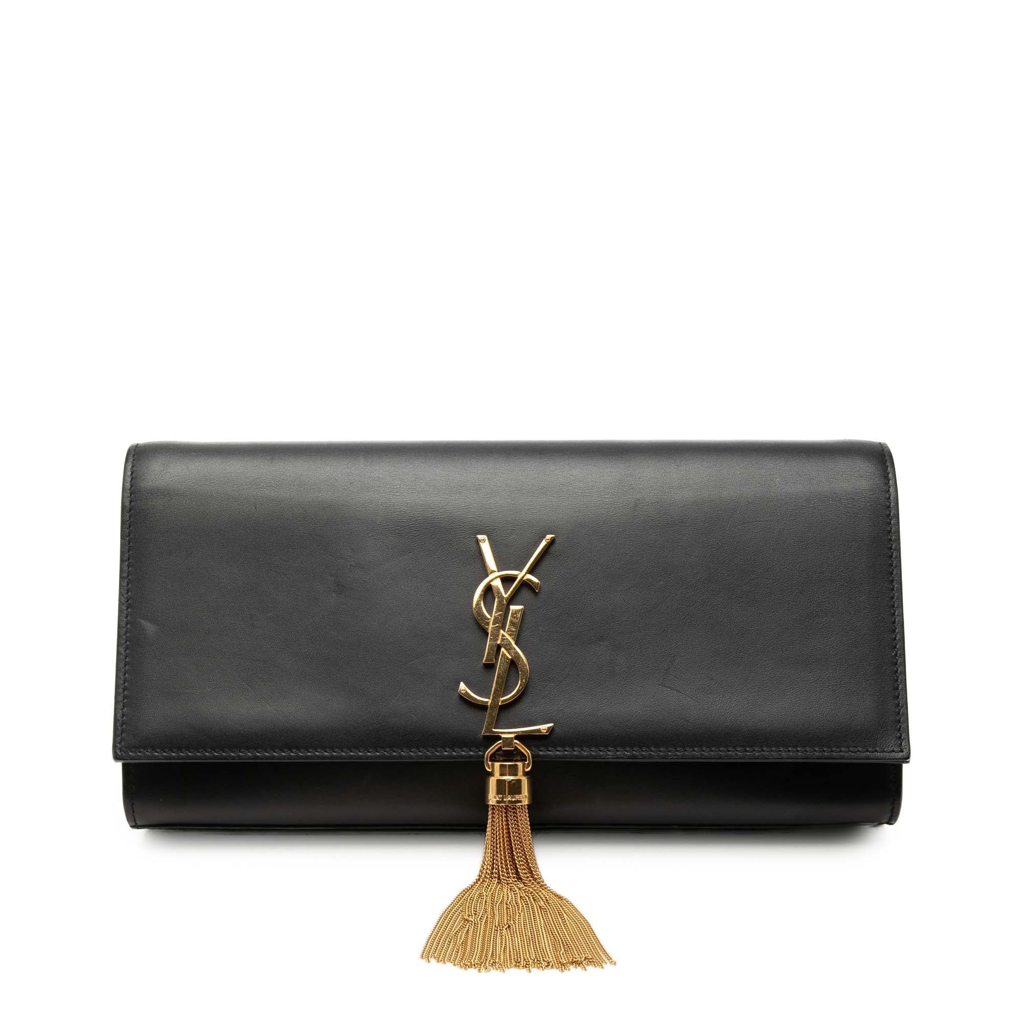 Cassandre leather clutch bag
