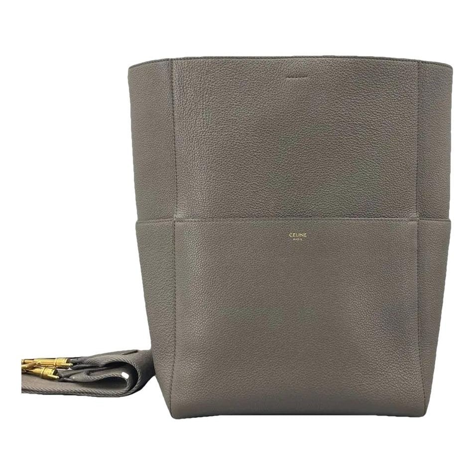 Seau Sangle leather handbag