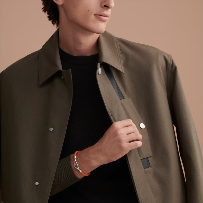 Orange Jumbo H Bracelet