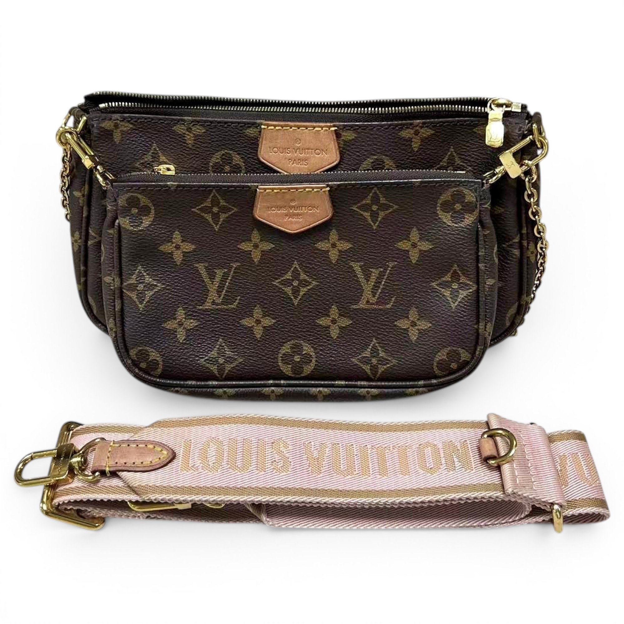 Multi Pochette Accessoires leather handbag
