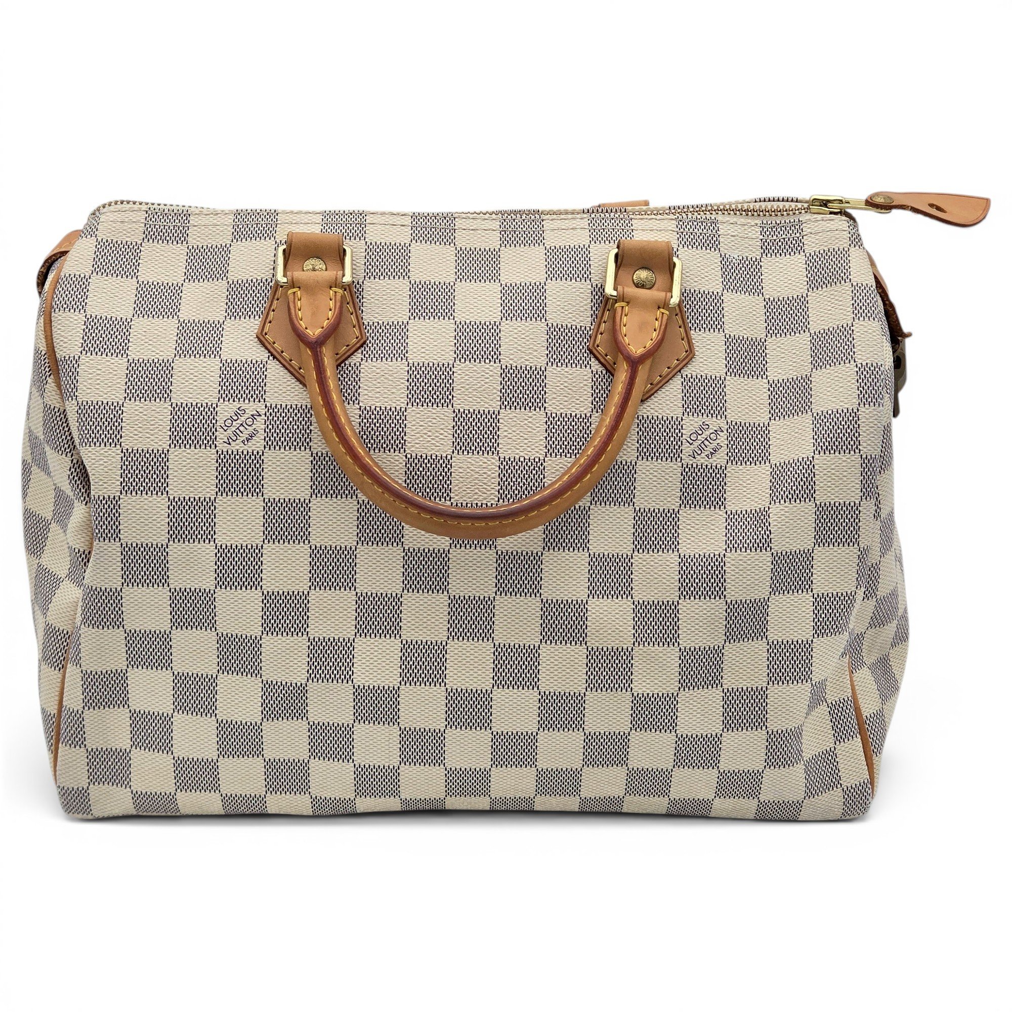 Speedy leather handbag