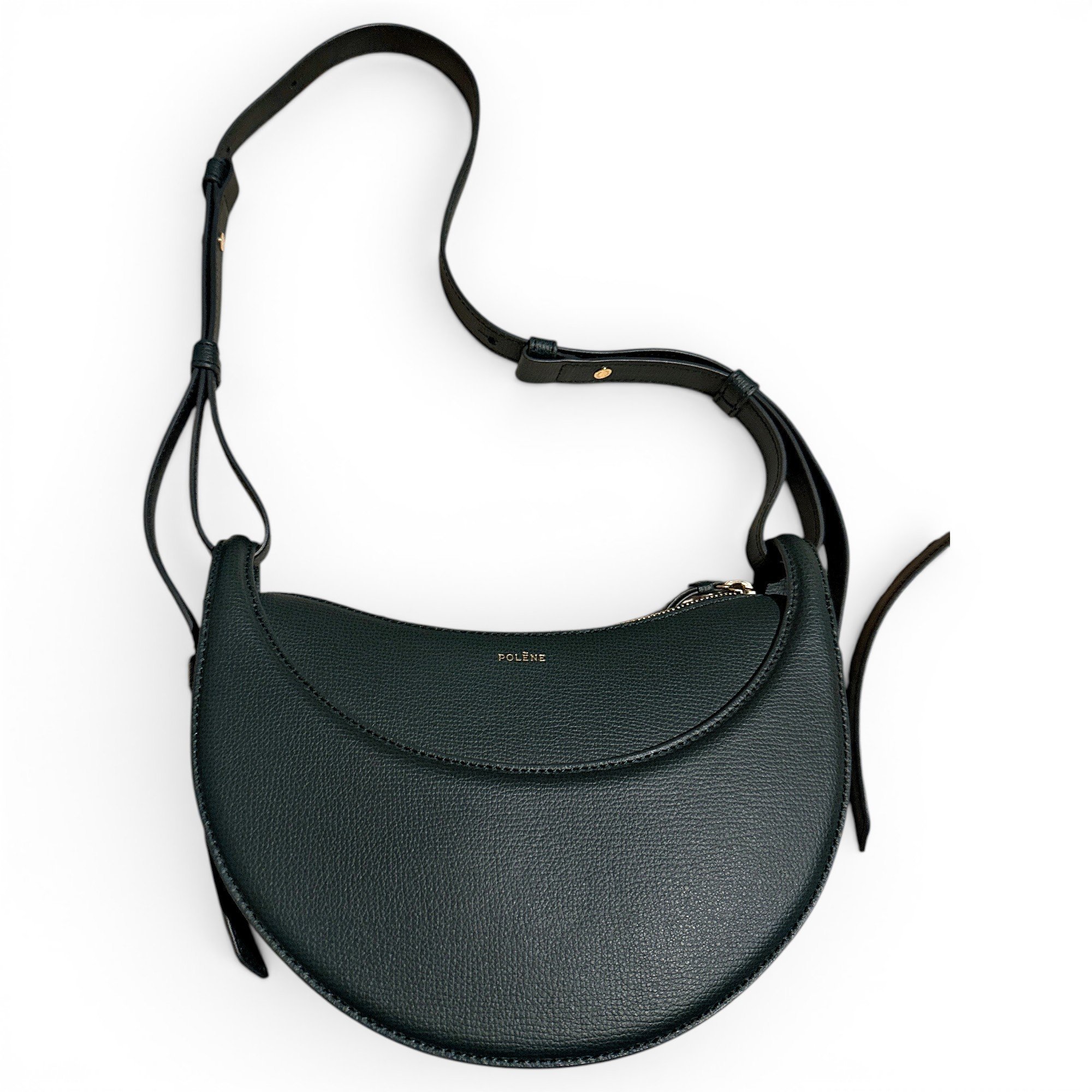 Polene Numéro Dix leather crossbody bag