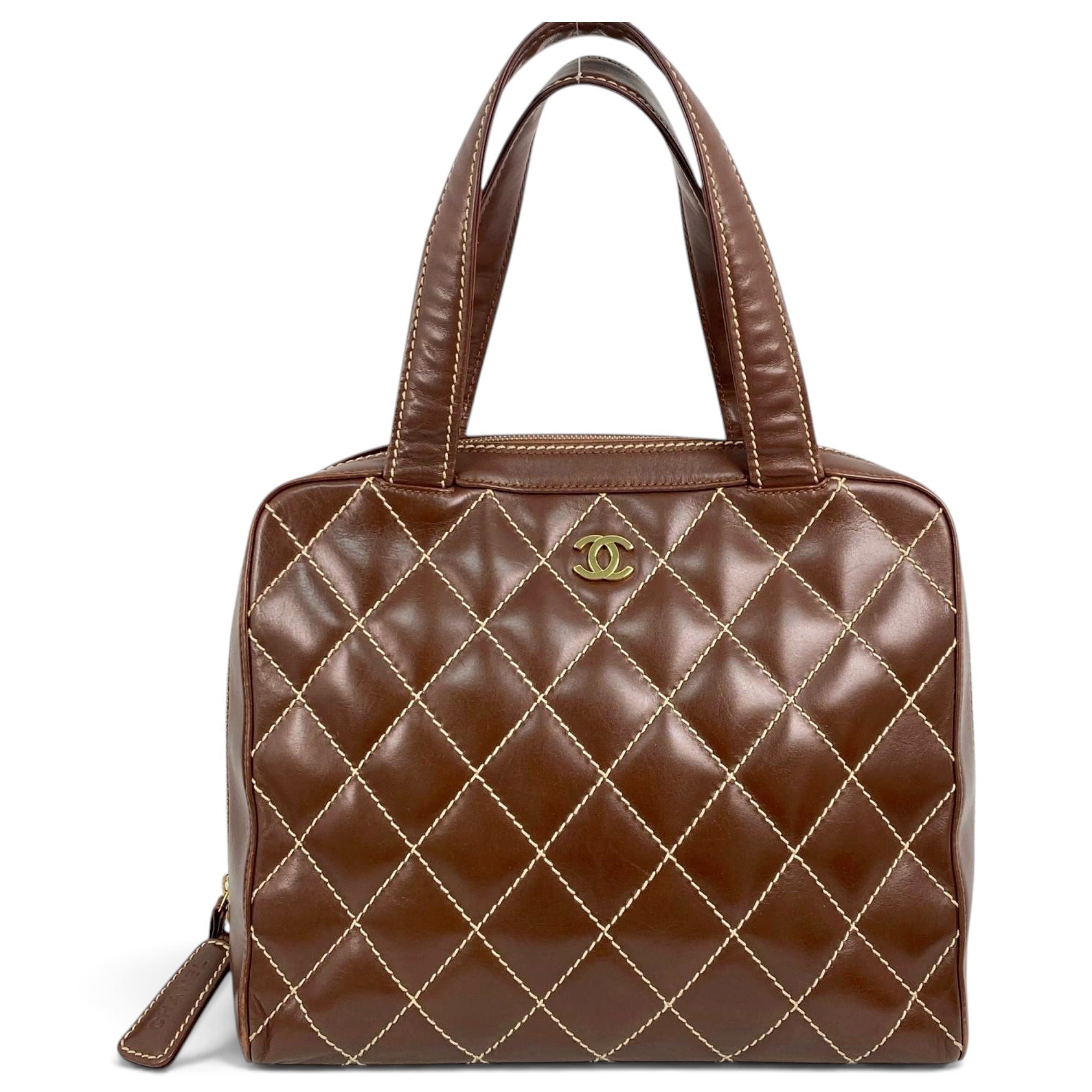 Leather handbag