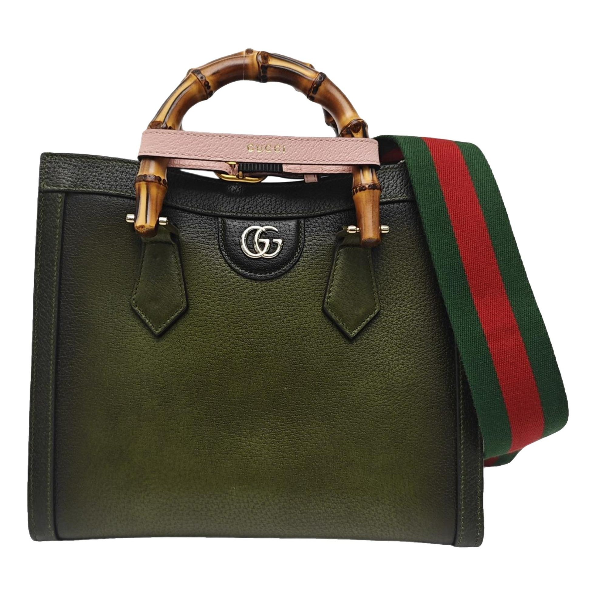 Diana Bamboo leather tote