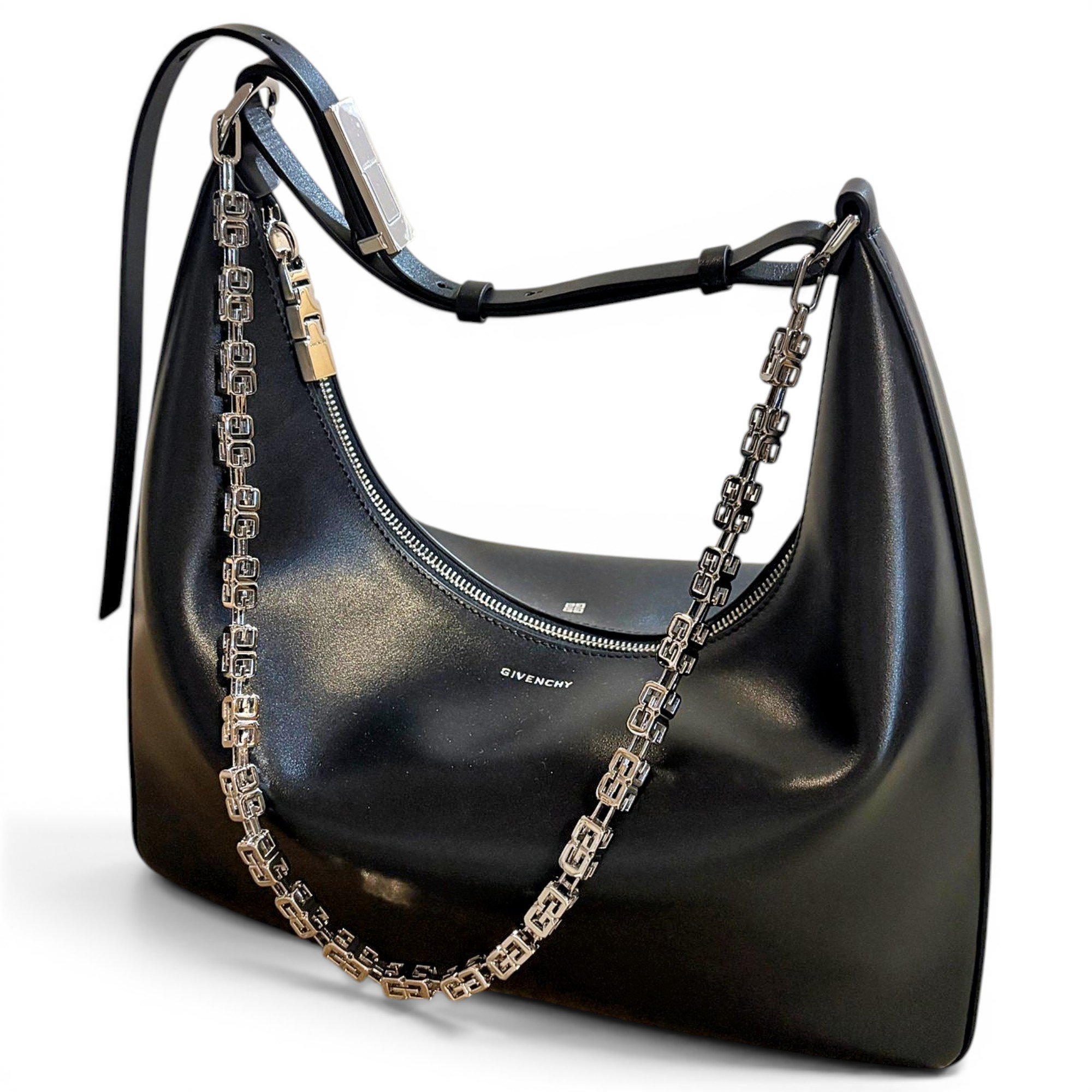 Moon Cut Out leather handbag