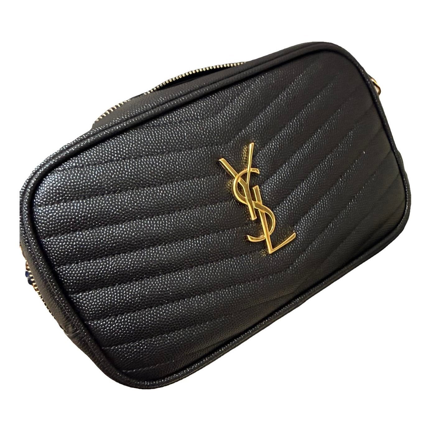 Blogger leather crossbody bag