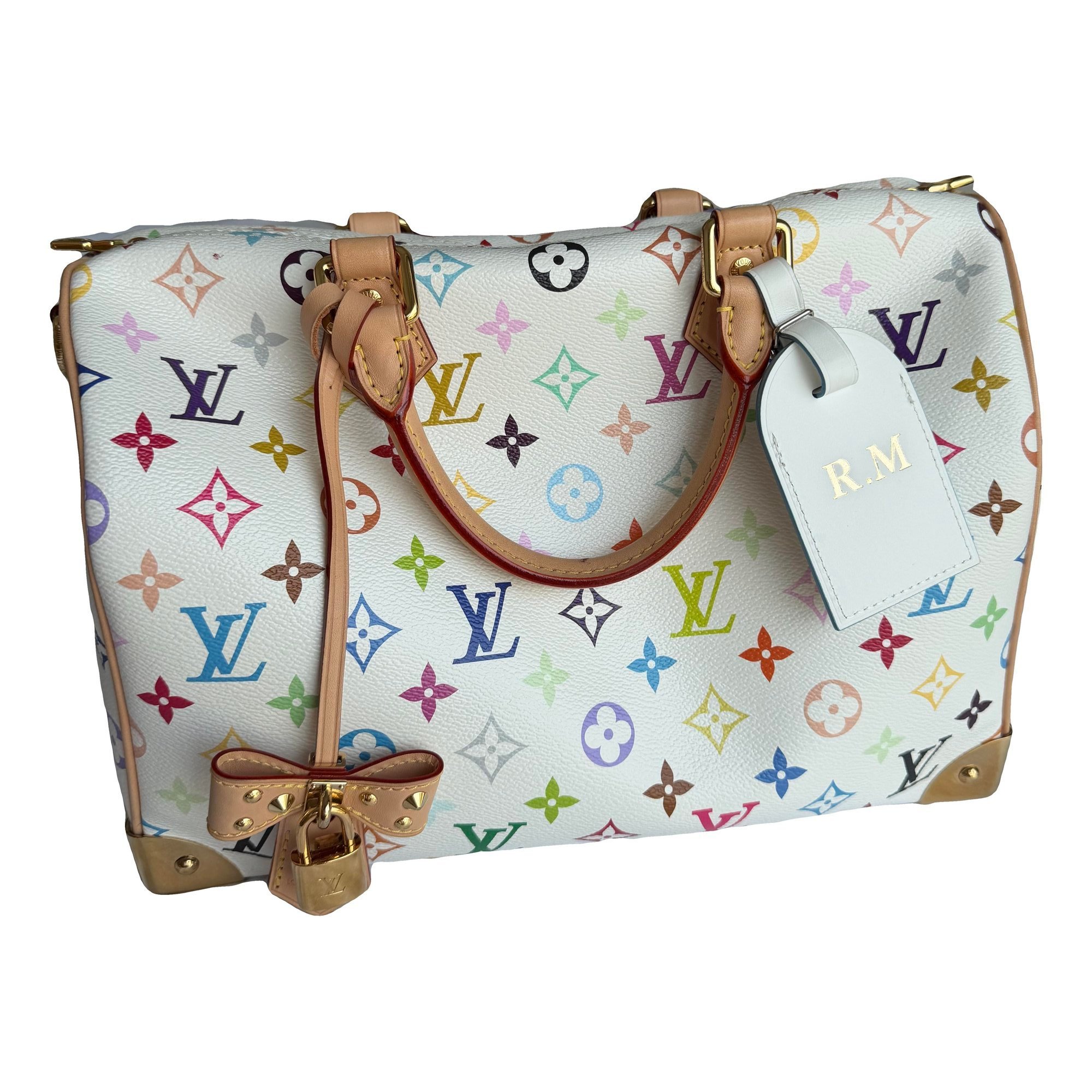 Speedy patent leather handbag