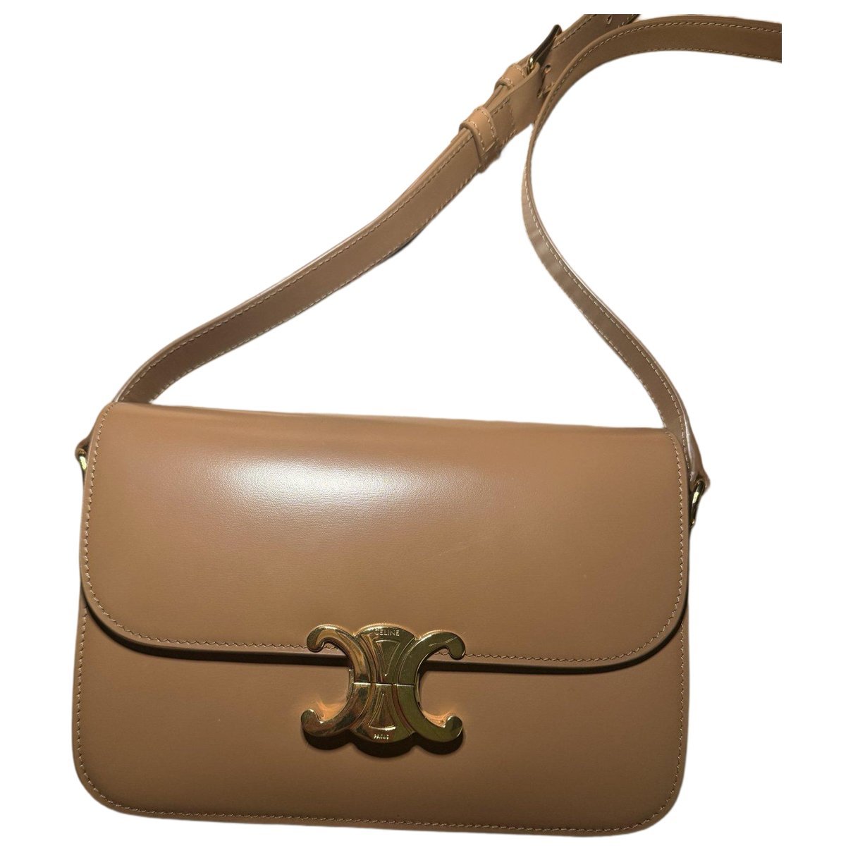 Triomphe leather handbag