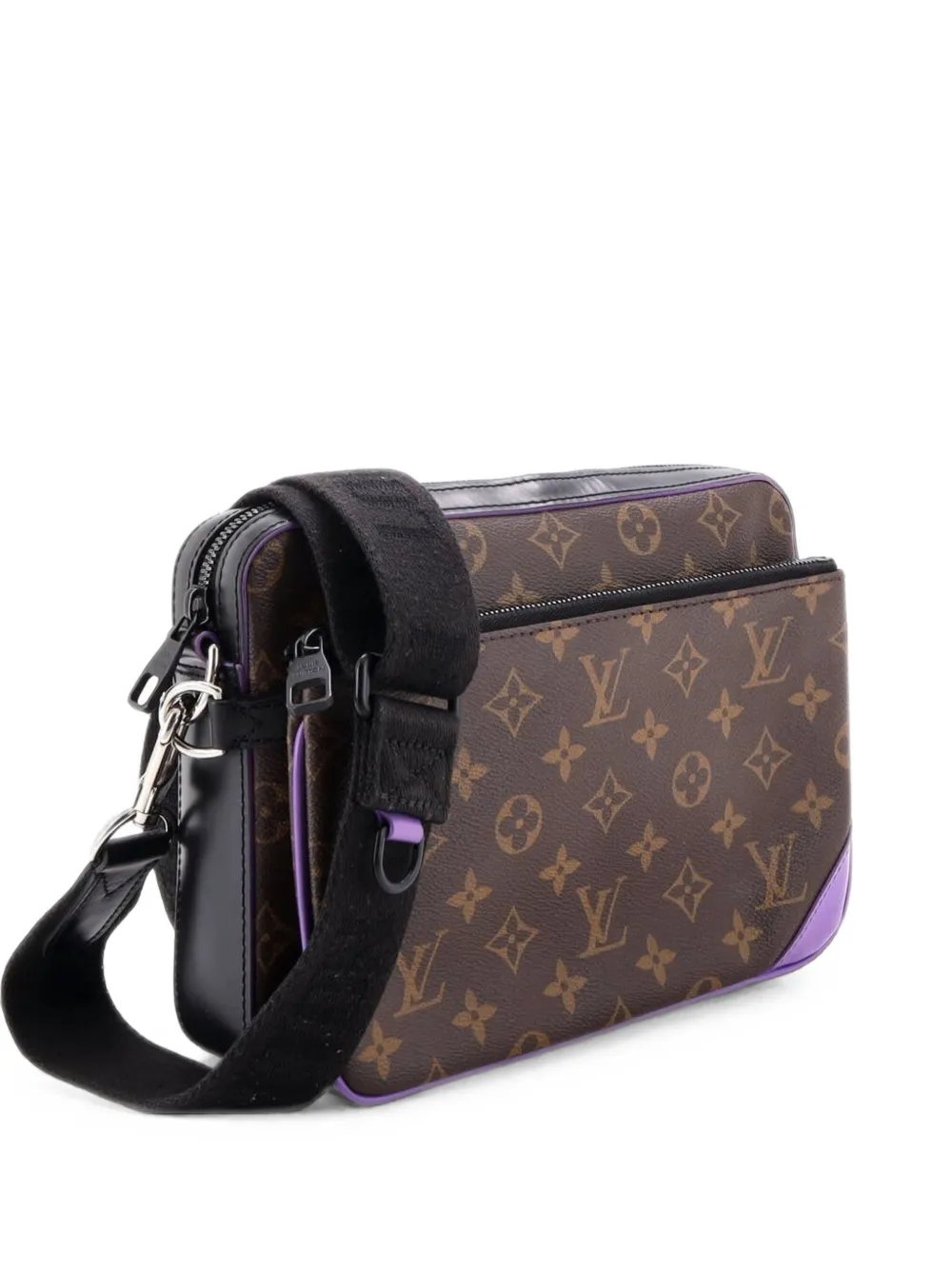 Trio Messenger Bag Macassar Monogram Canvas crossbody bag