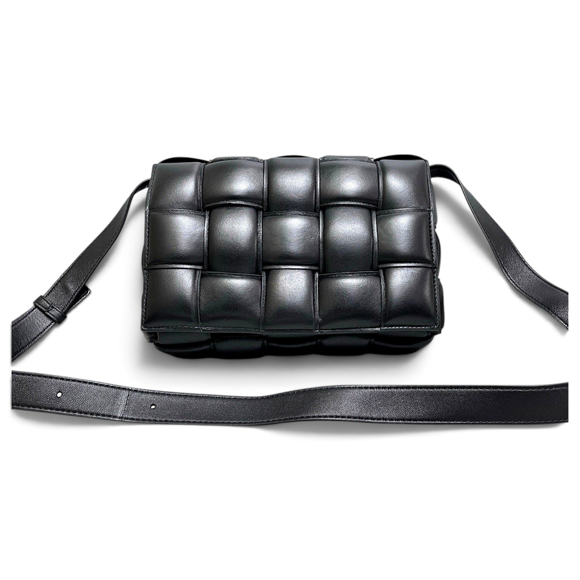 Cassette Padded leather handbag