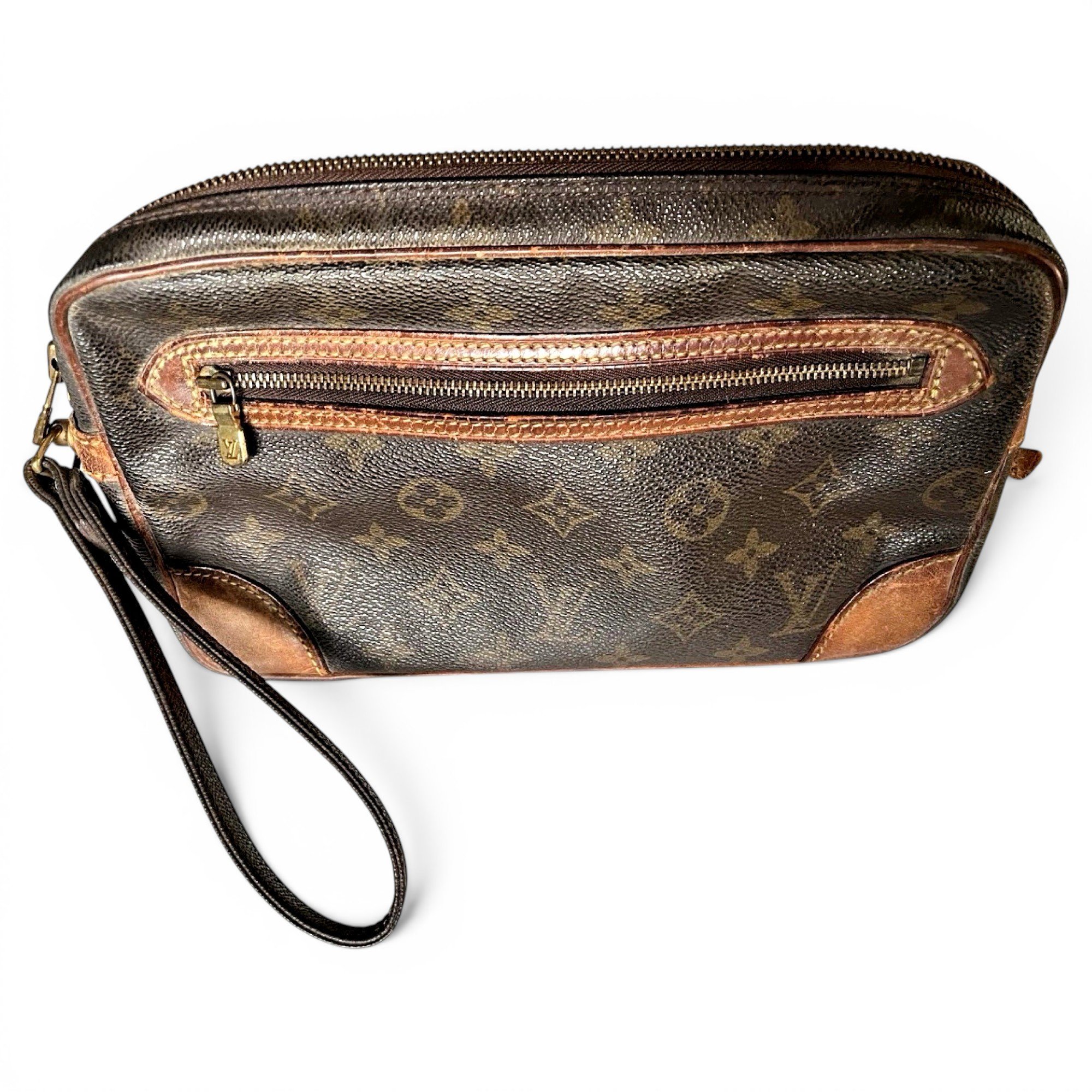 Marly Dragonne leather clutch bag