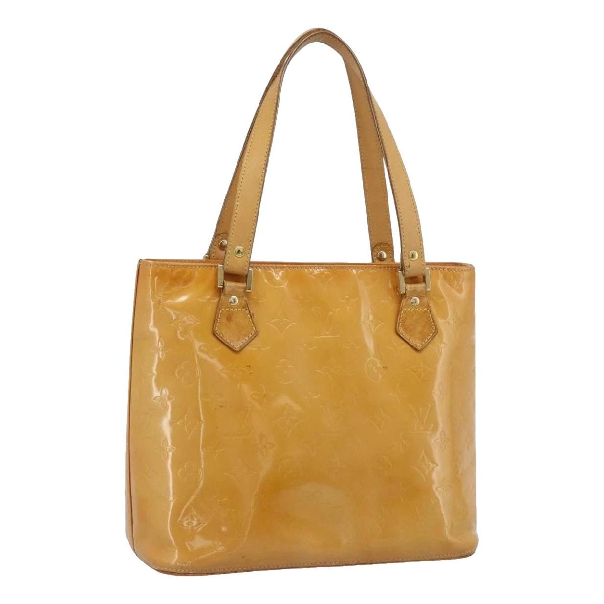 Patent leather handbag