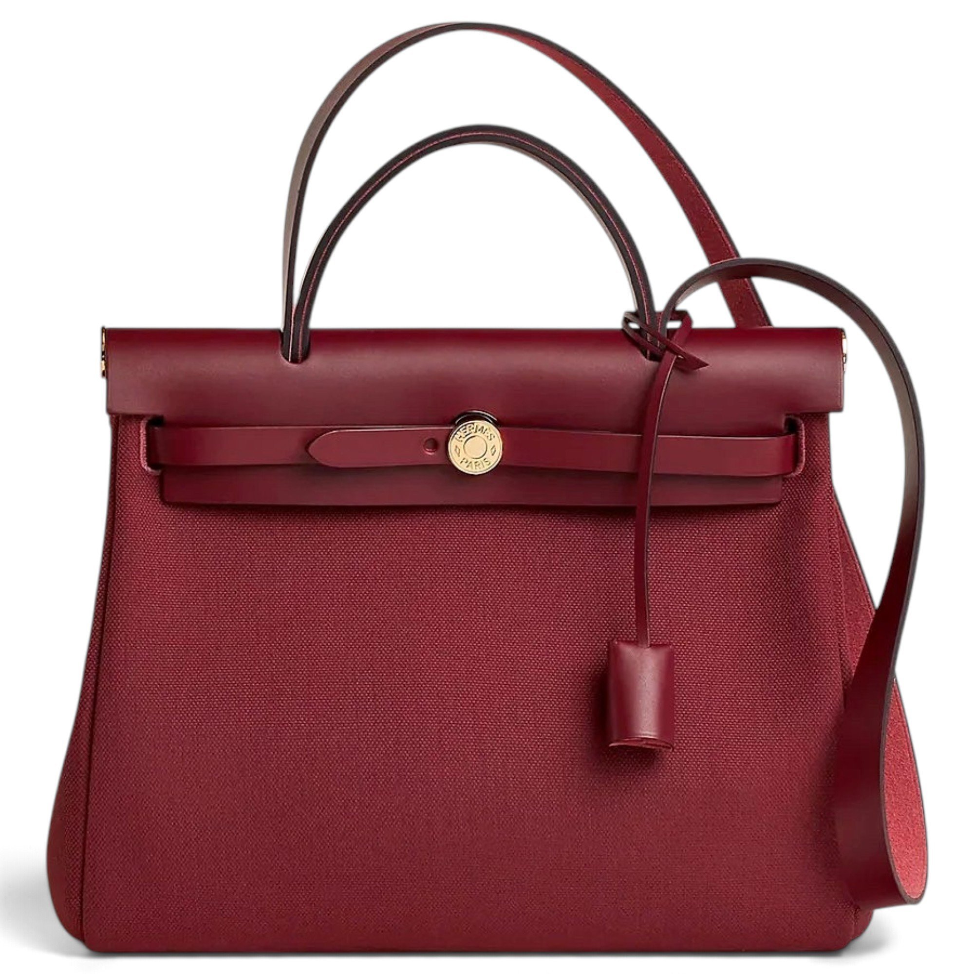 Hermes Herbag Handbag Rouge H