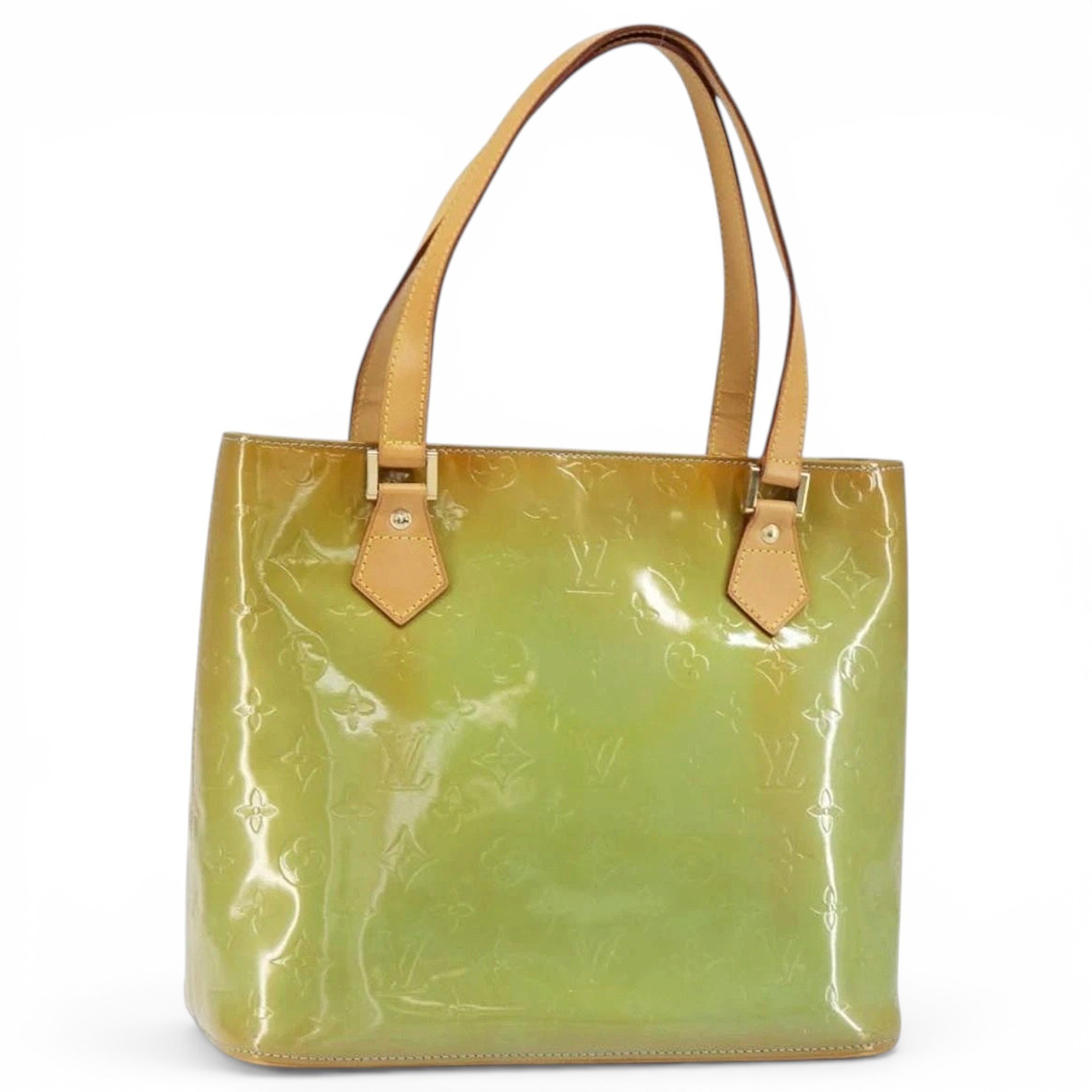 Patent leather handbag