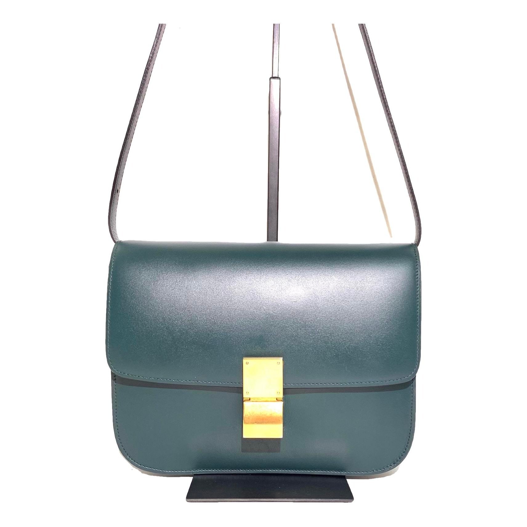 Classic leather crossbody bag