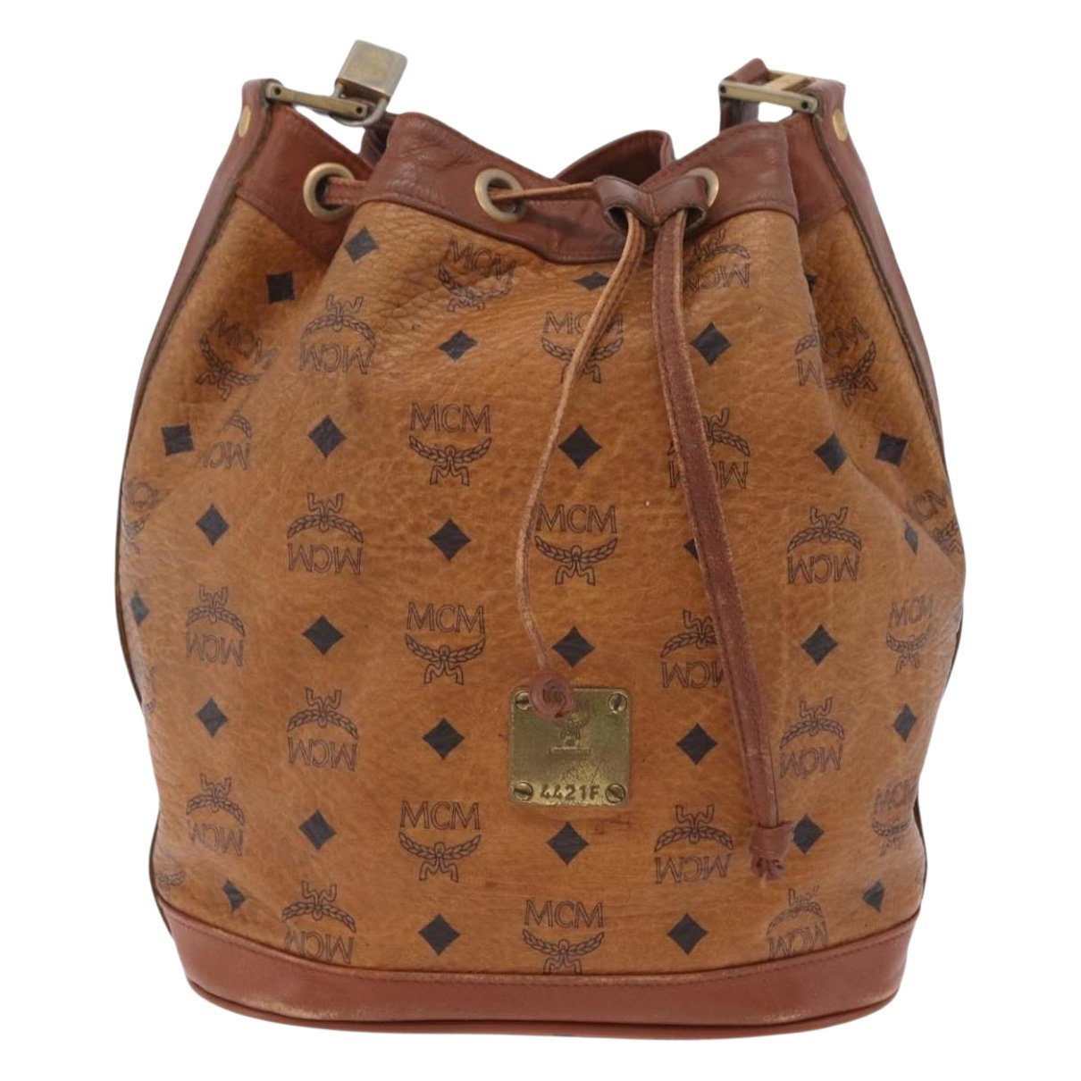 Heritage Drawstring leather handbag